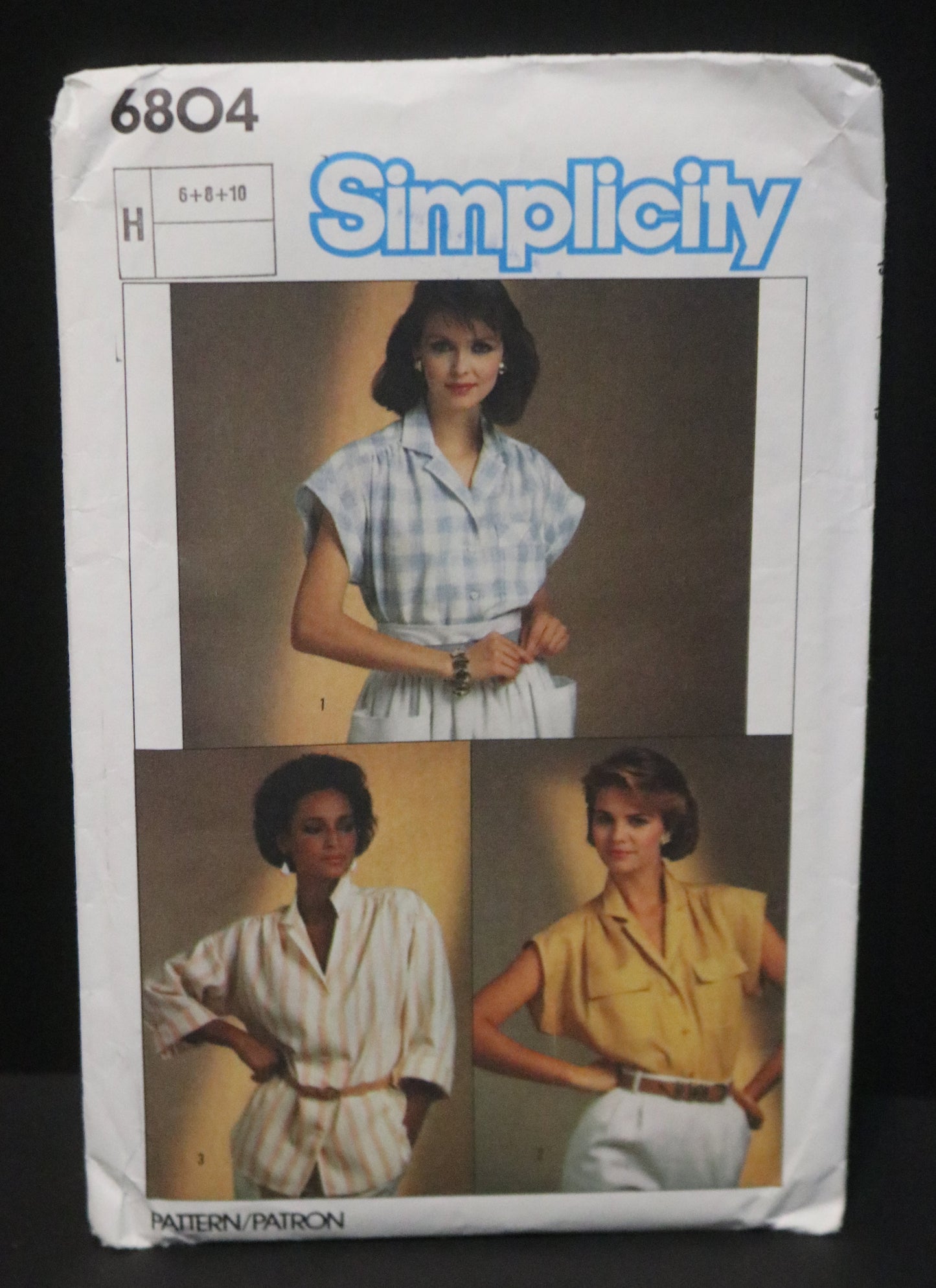 Simplicity 6804 Misses Easy to Sew Shirt in Two Lengths Sewing Pattern UNCUT Size 6 8 10