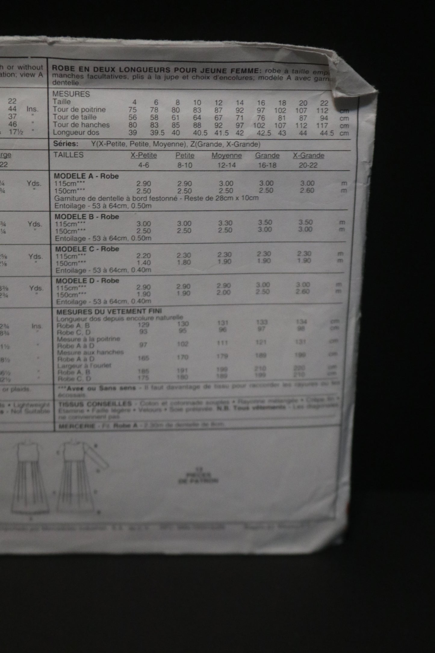 McCalls 7138 Misses Dress in Two Lengths Sewing Pattern - UNCUT - Size Xsm Sml Med