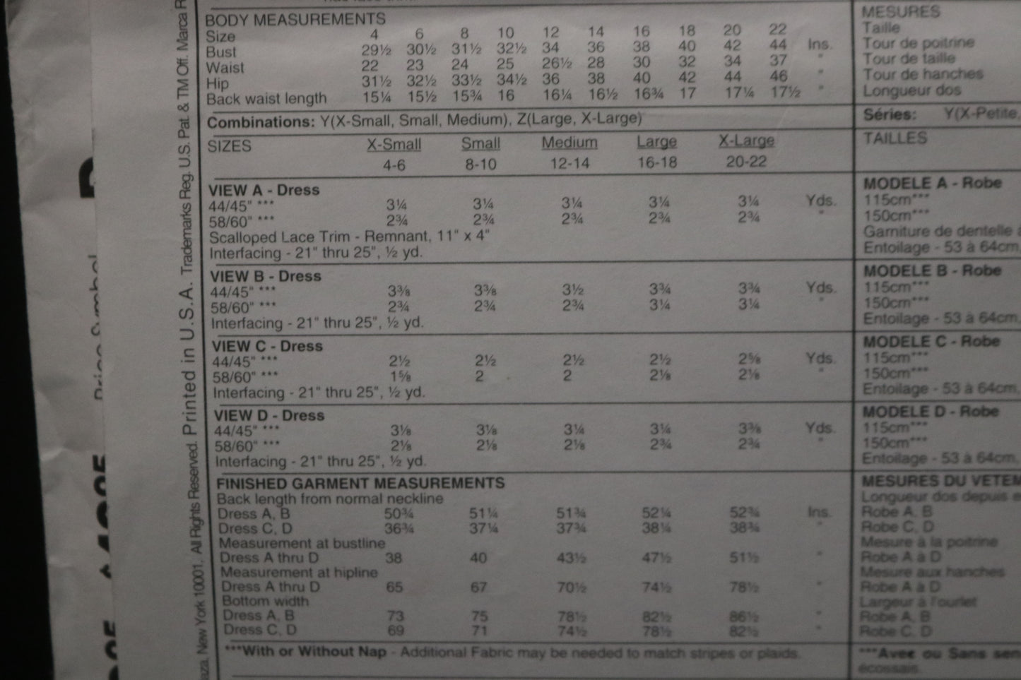 McCalls 7138 Misses Dress in Two Lengths Sewing Pattern - UNCUT - Size Xsm Sml Med