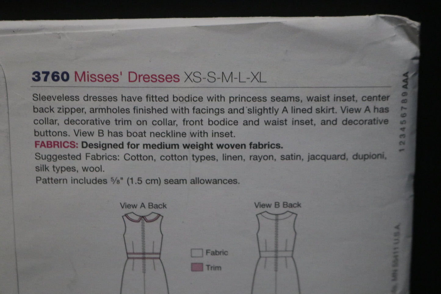 Kwik Sew 3760 Misses Dresses Sewing Pattern - UNCUT - Size Xs S M L XL