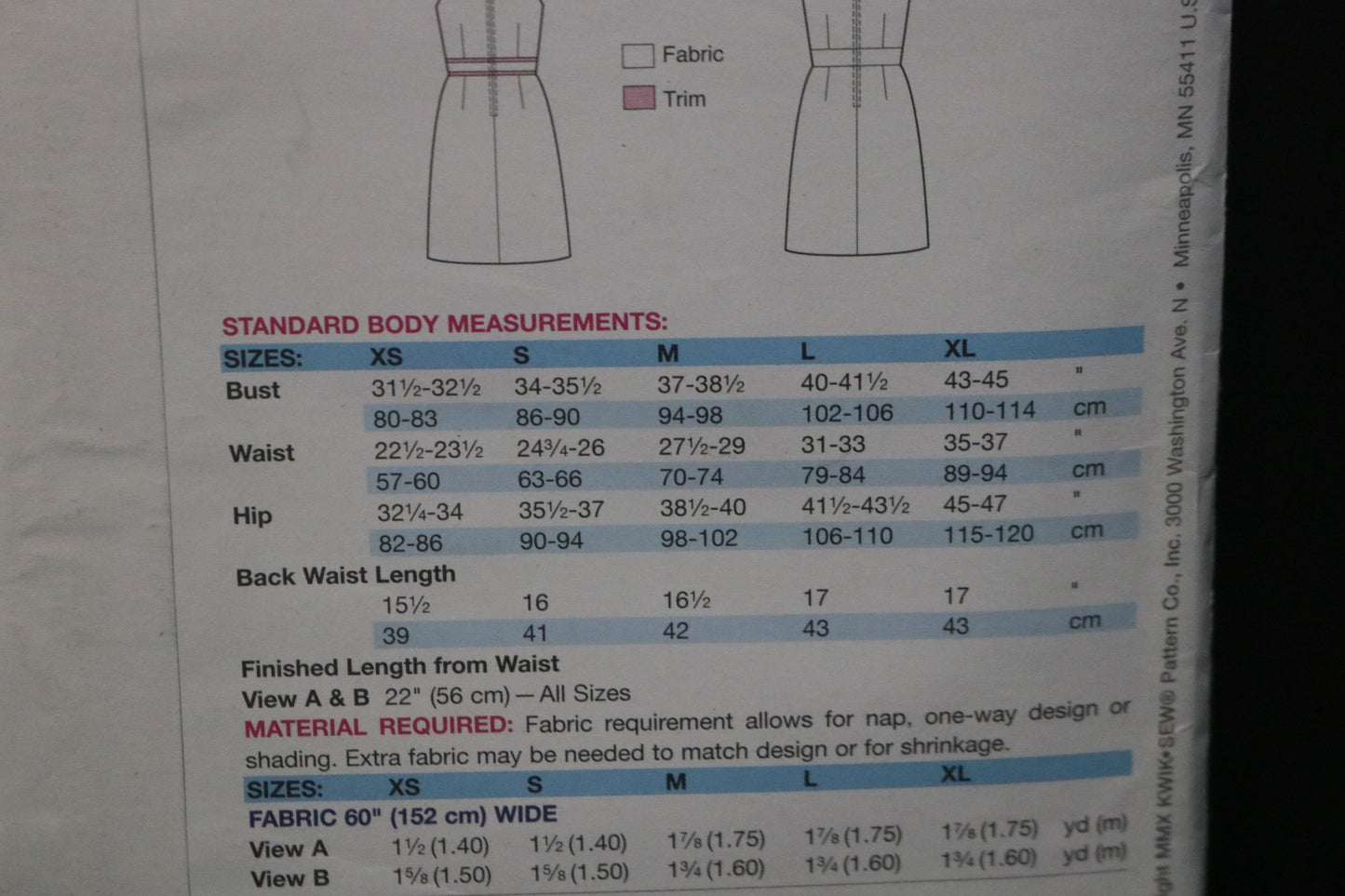 Kwik Sew 3760 Misses Dresses Sewing Pattern - UNCUT - Size Xs S M L XL