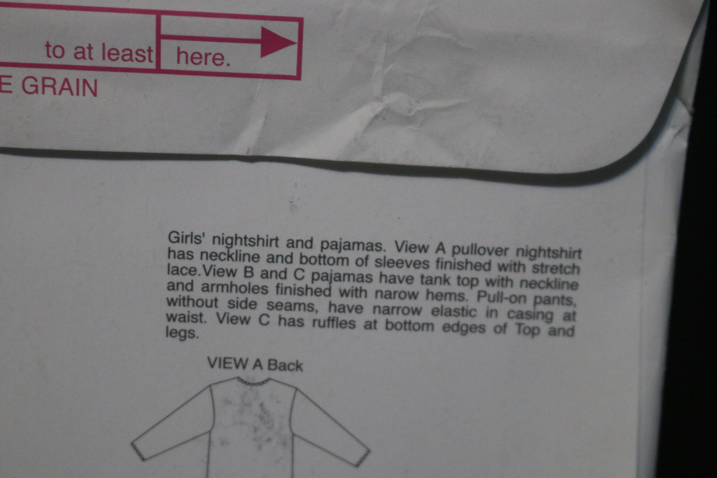 Kwik Sew 3024 Girls Sleepwear Sewing Pattern - UNCUT - Size 4 5 6 7