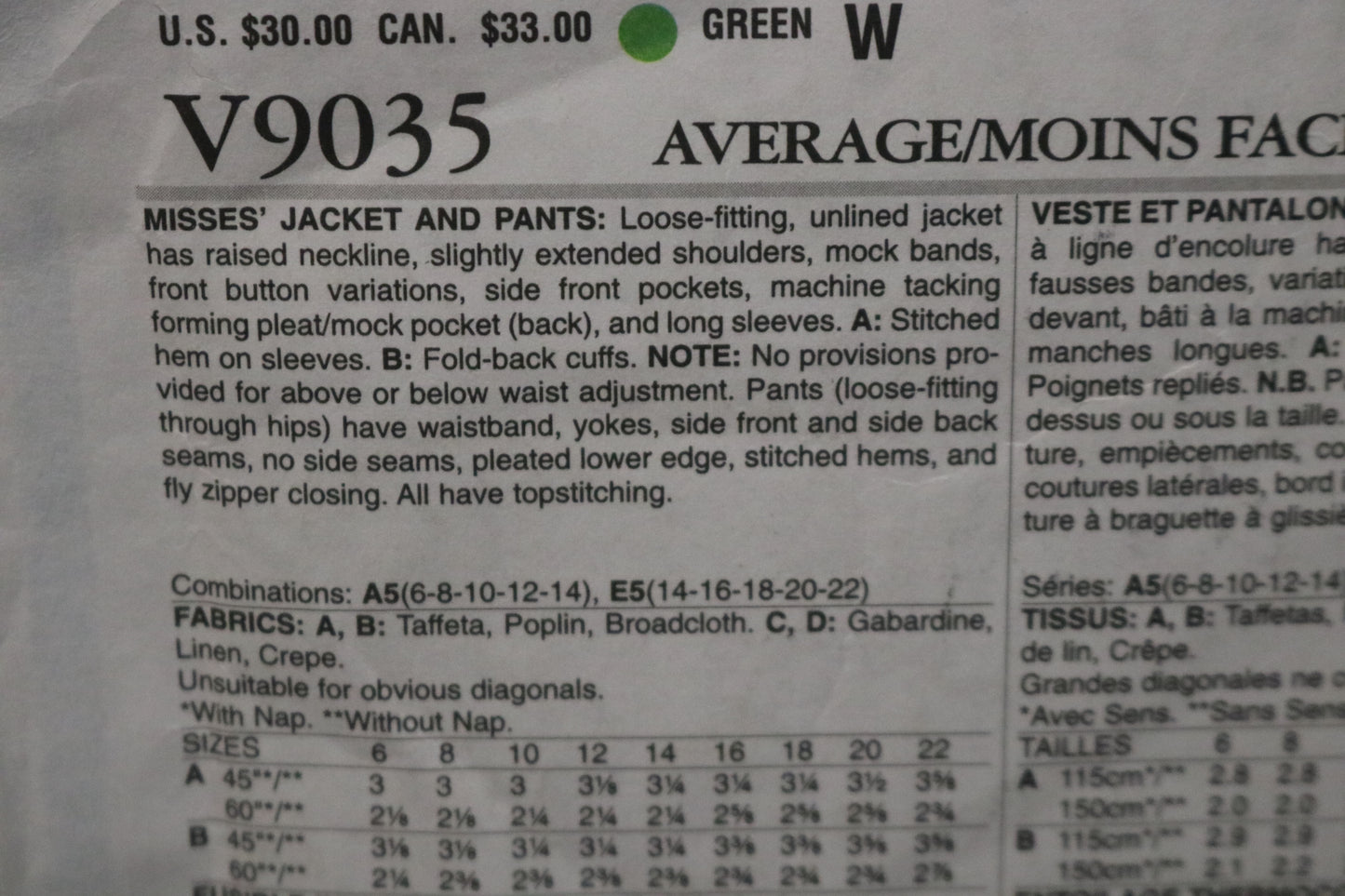 Vogue 2836 Marcy Tilton Misses Jacket and Pants Sewing Pattern - UNCUT Size 6 8 10 12 14