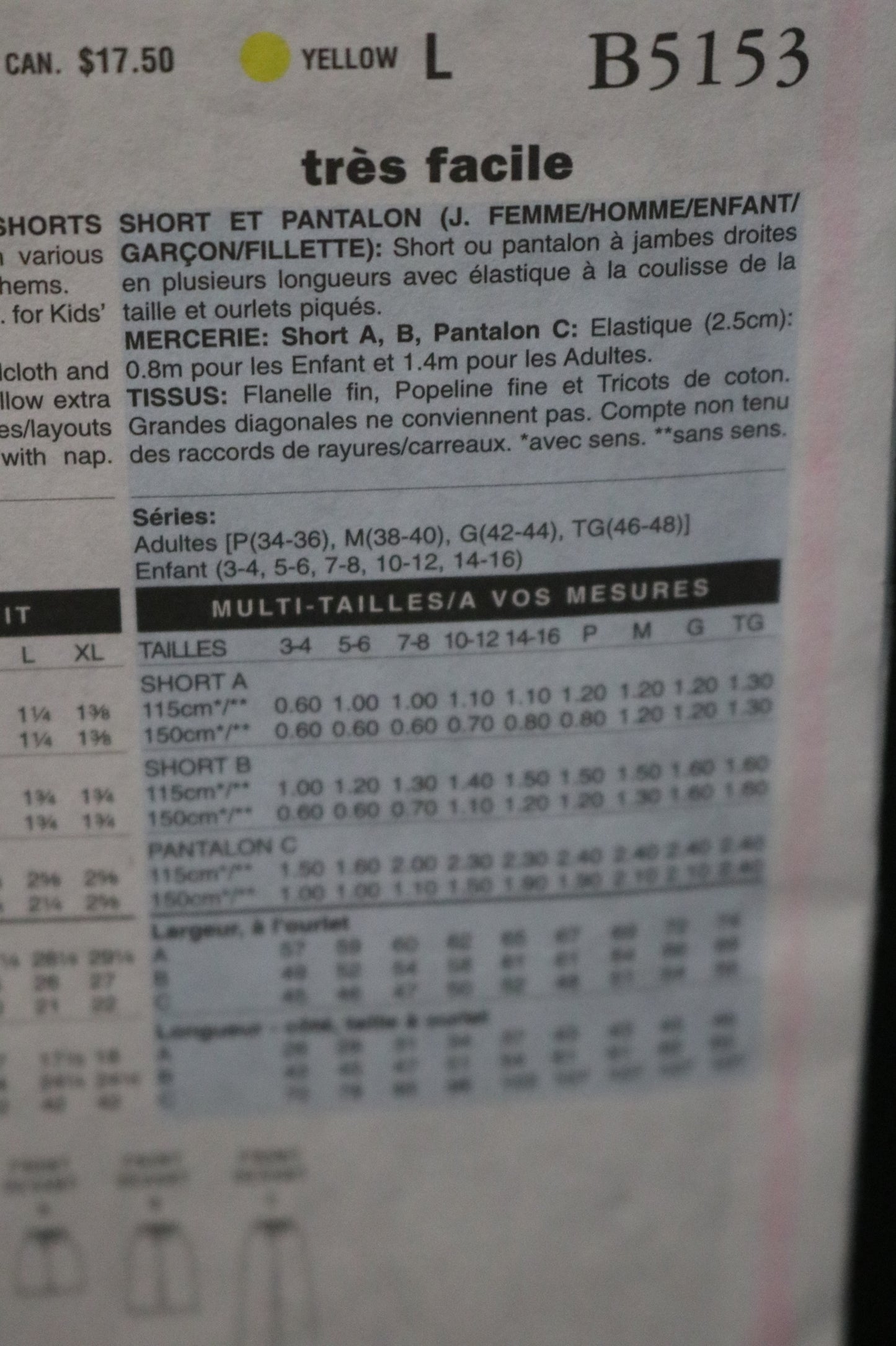 Butterick 5153 Misses Mens Lounge Shorts and Pants Sewing Pattern - UNCUT - Adult Size Sml Med Lrg Xlg