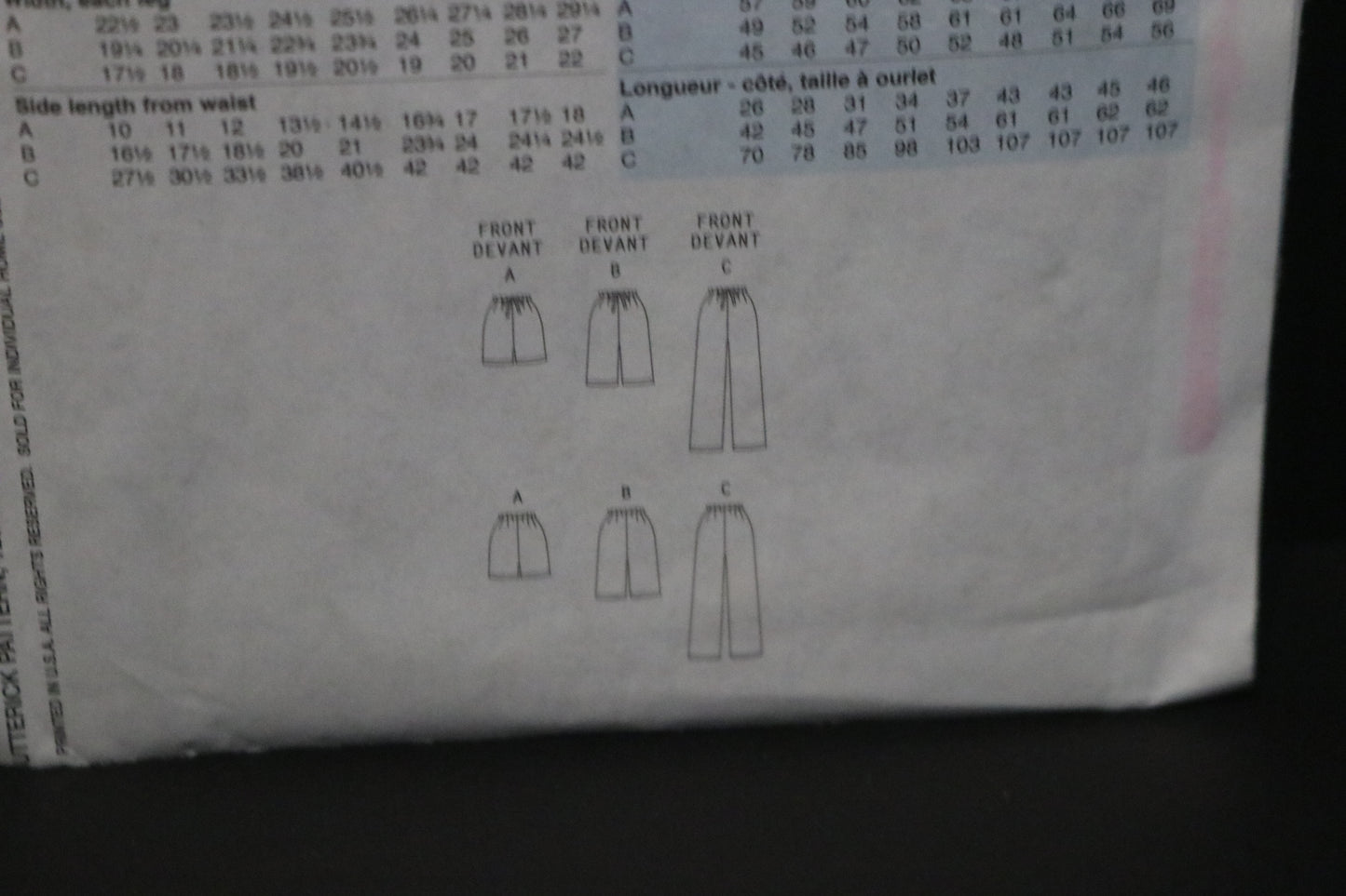 Butterick 5153 Misses Mens Lounge Shorts and Pants Sewing Pattern - UNCUT - Adult Size Sml Med Lrg Xlg