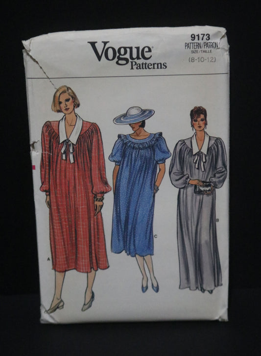 Vogue 9173 Misses Maternity Dress Sewing Pattern - UNCUT - Size 8 10 12