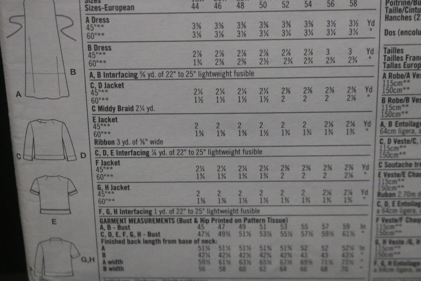 Simplicity 5975 Womens / Womens Petite Pullover Dress in Two Lengths and Jacket Sewing Pattern UNCUT Size 18w - 24w