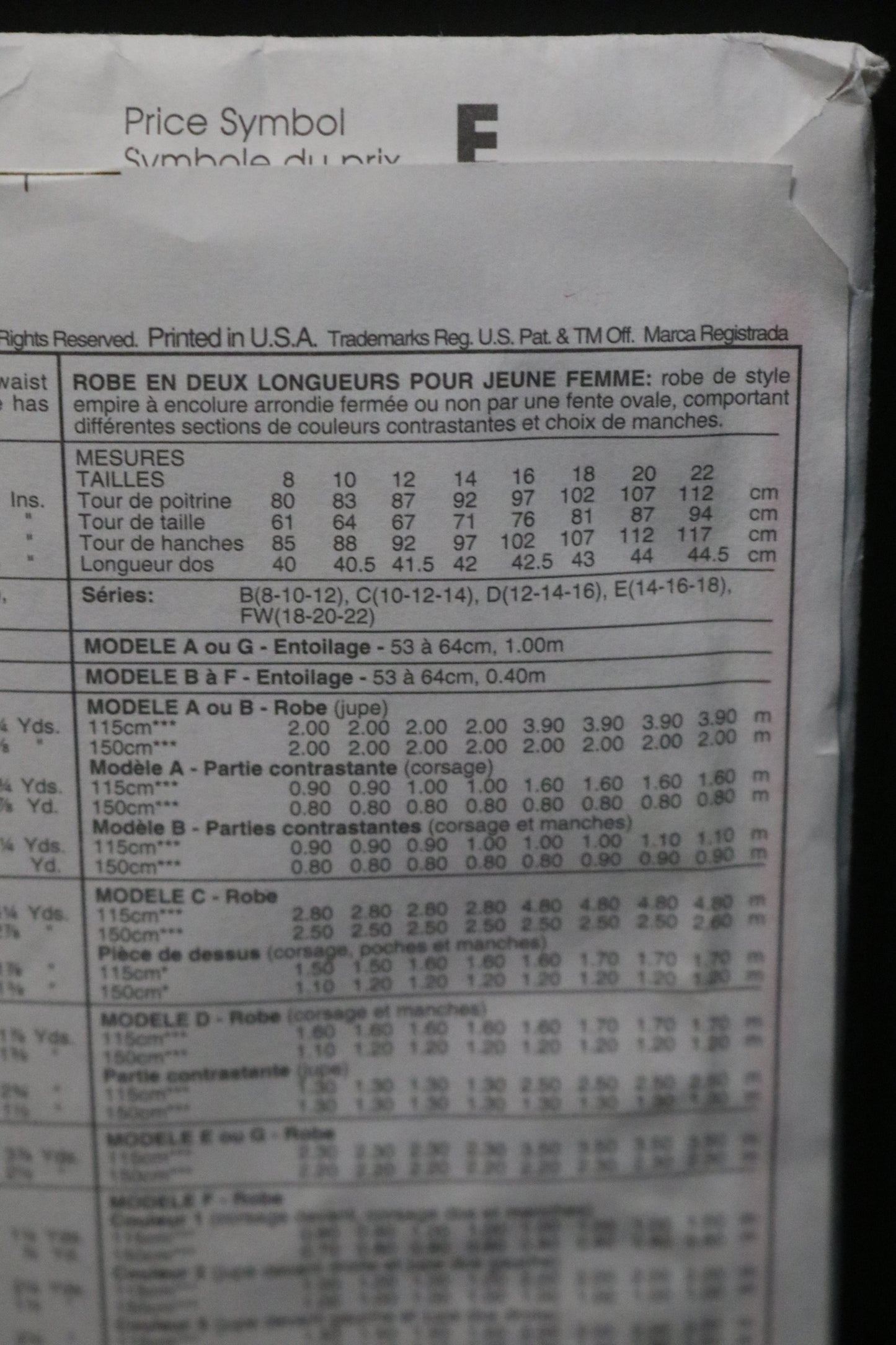 McCalls 8045 Misses Dress in Two Lengths Sewing Pattern - UNCUT - Size 18 20 22