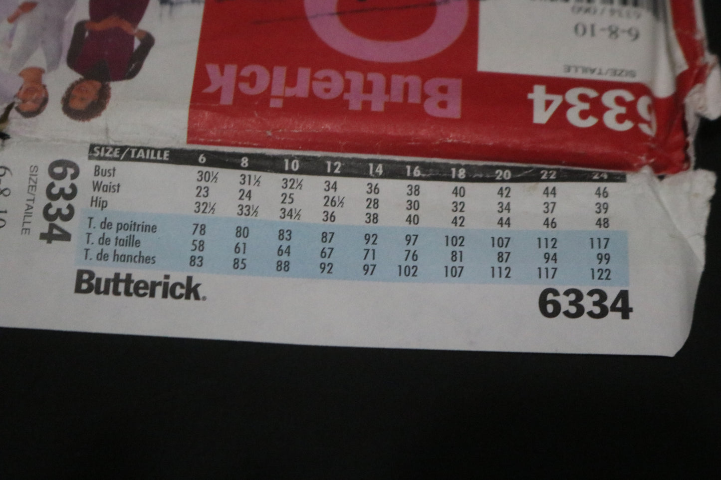 Butterick 6334 Misses / Misses Petite Jumper Sewing Pattern - UNCUT - Size 6 8 10