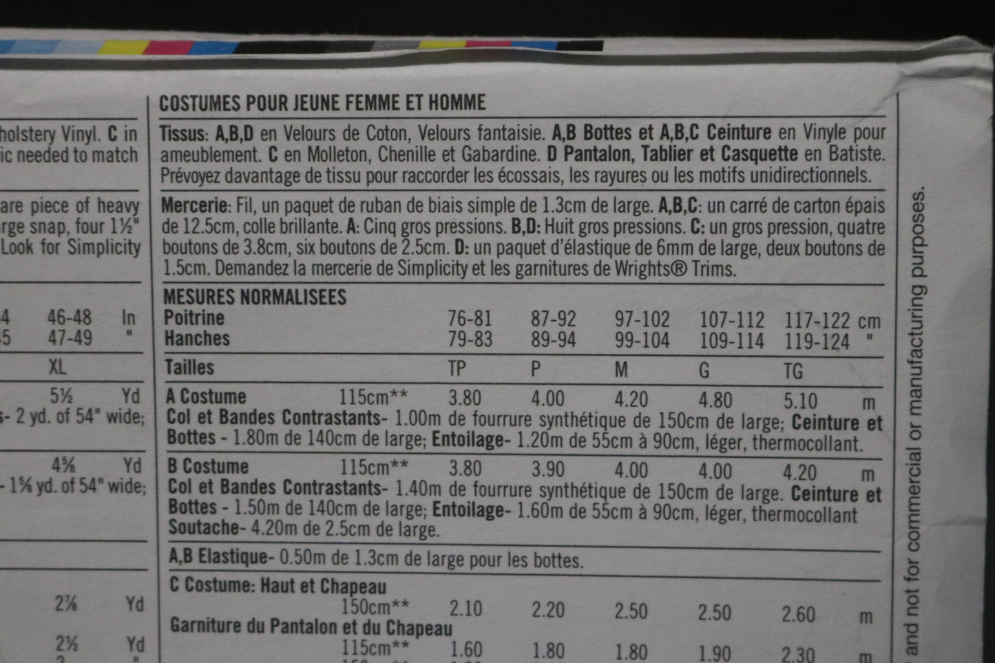 Simplicity 4393 Misses and Mens Santa,Father Christmas, Mrs CLaus and Elf Christmas Costumes Sewing Pattern - UNCUT  Size L - XL