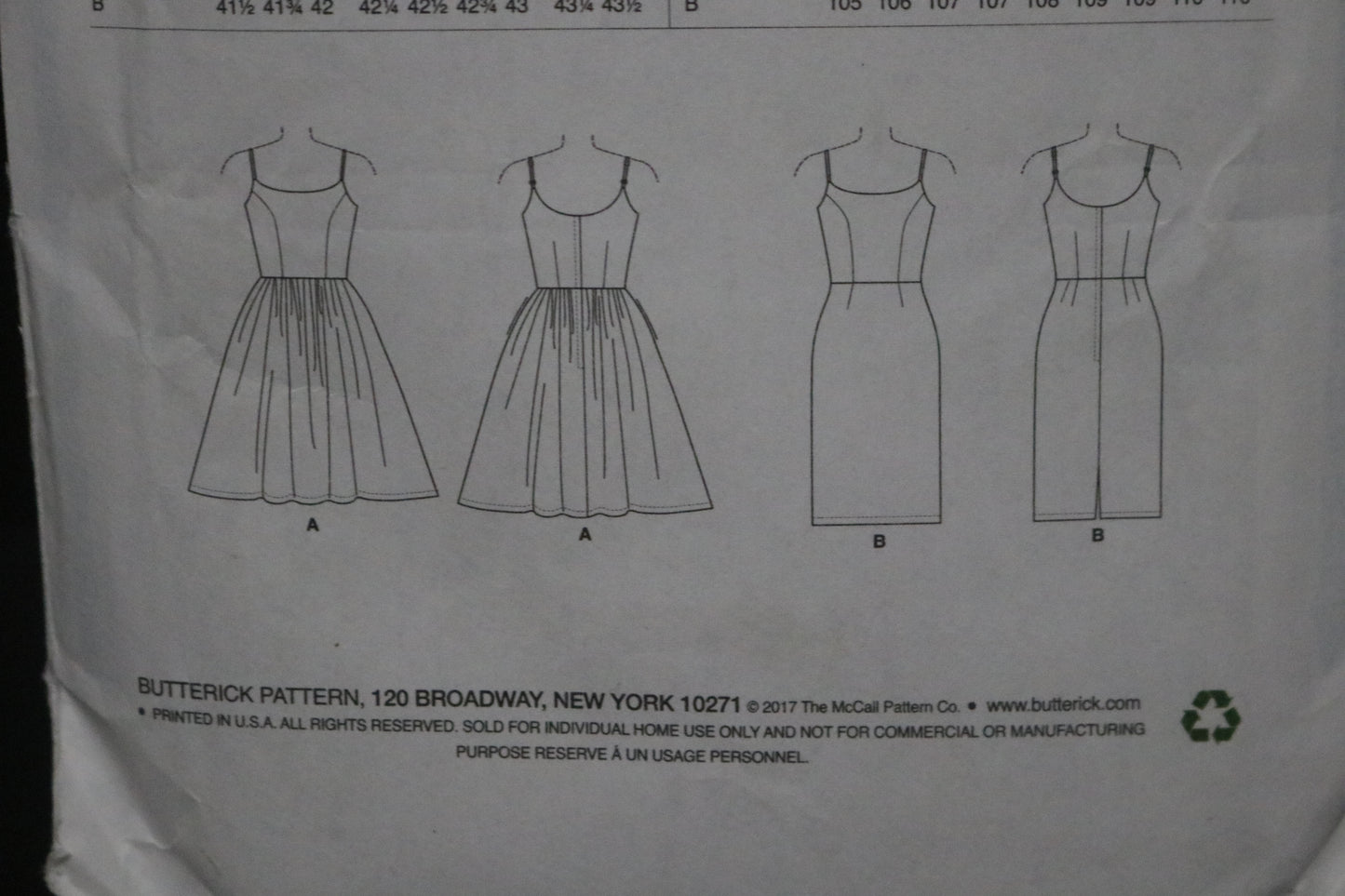 Butterick 6453 Misses Dress Sewing Pattern - UNCUT - Size 6 8 10 12 14