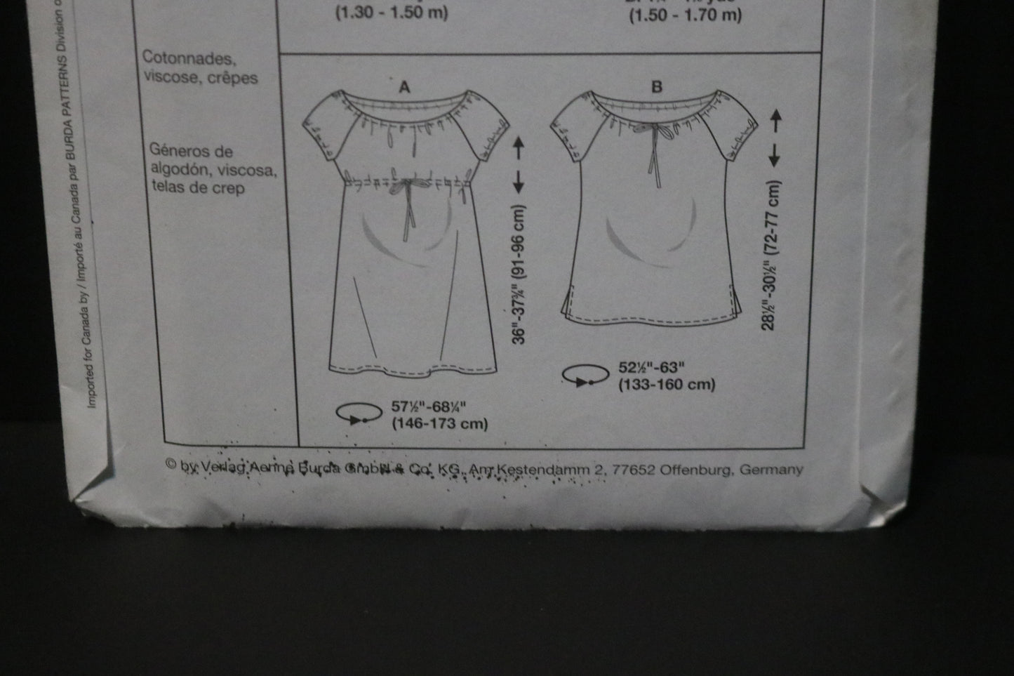 Burda 8377 Maternity Dress and Blouse Sewing Pattern UNCUT Size 10 12 14 16 18 20 22