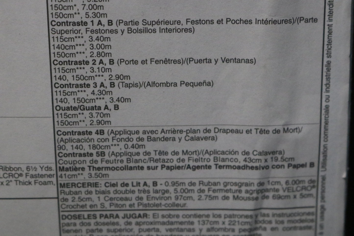 McCalls 5827 Play Canopy Sewing Pattern UNCUT