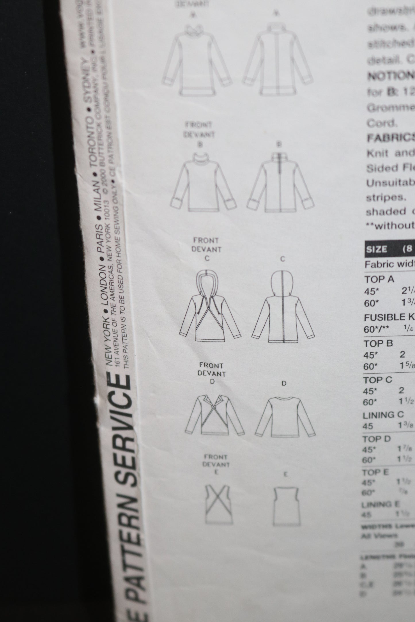 Vogue 2506 Misses Top Sewing Pattern - UNCUT - Size 8 10 12