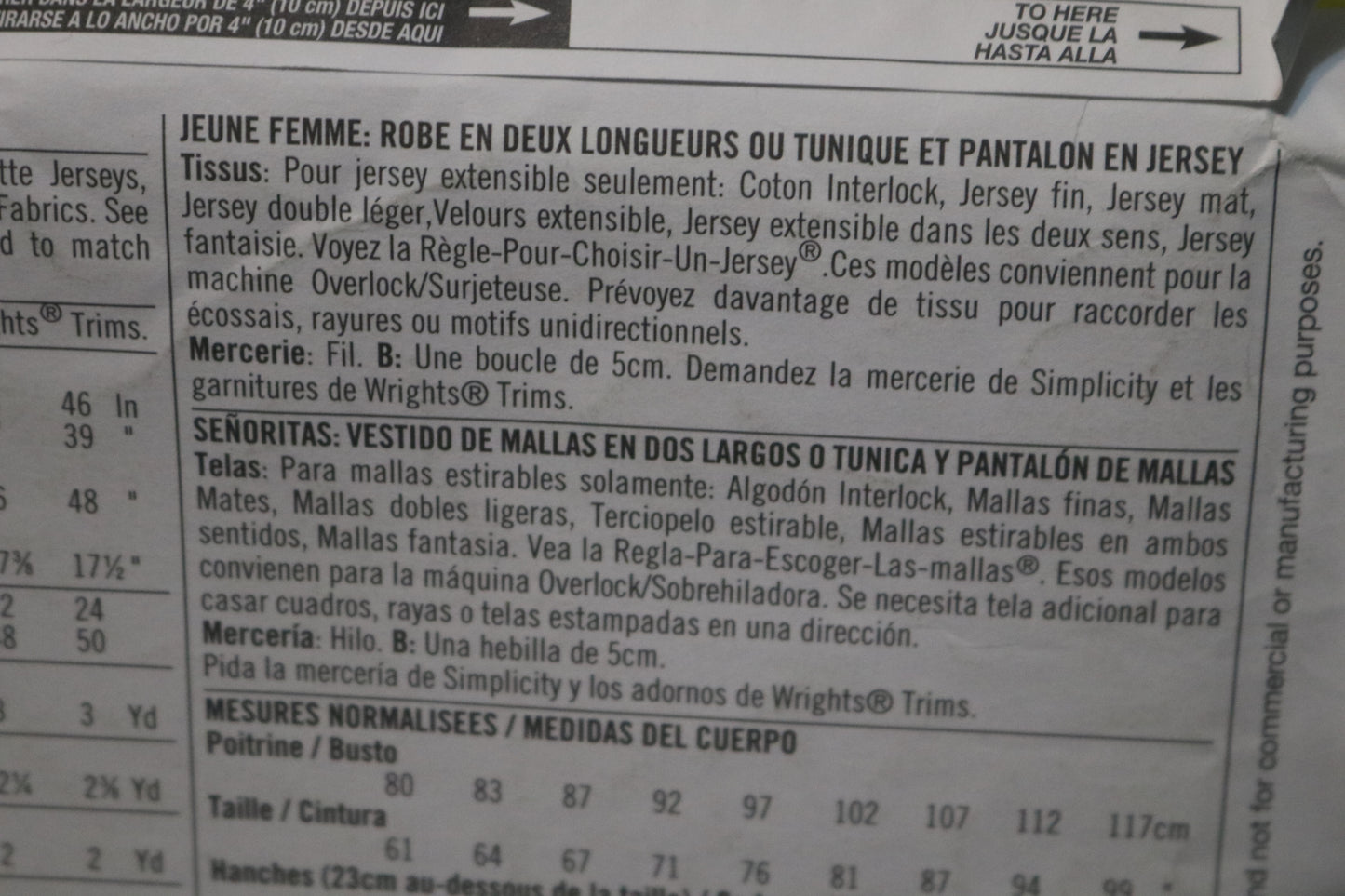 Simplicity 2369 Misses Knit Dress in Two Lengths or Tunic and Pants Sewing Pattern UNCUT Size 8 10 12 14 16