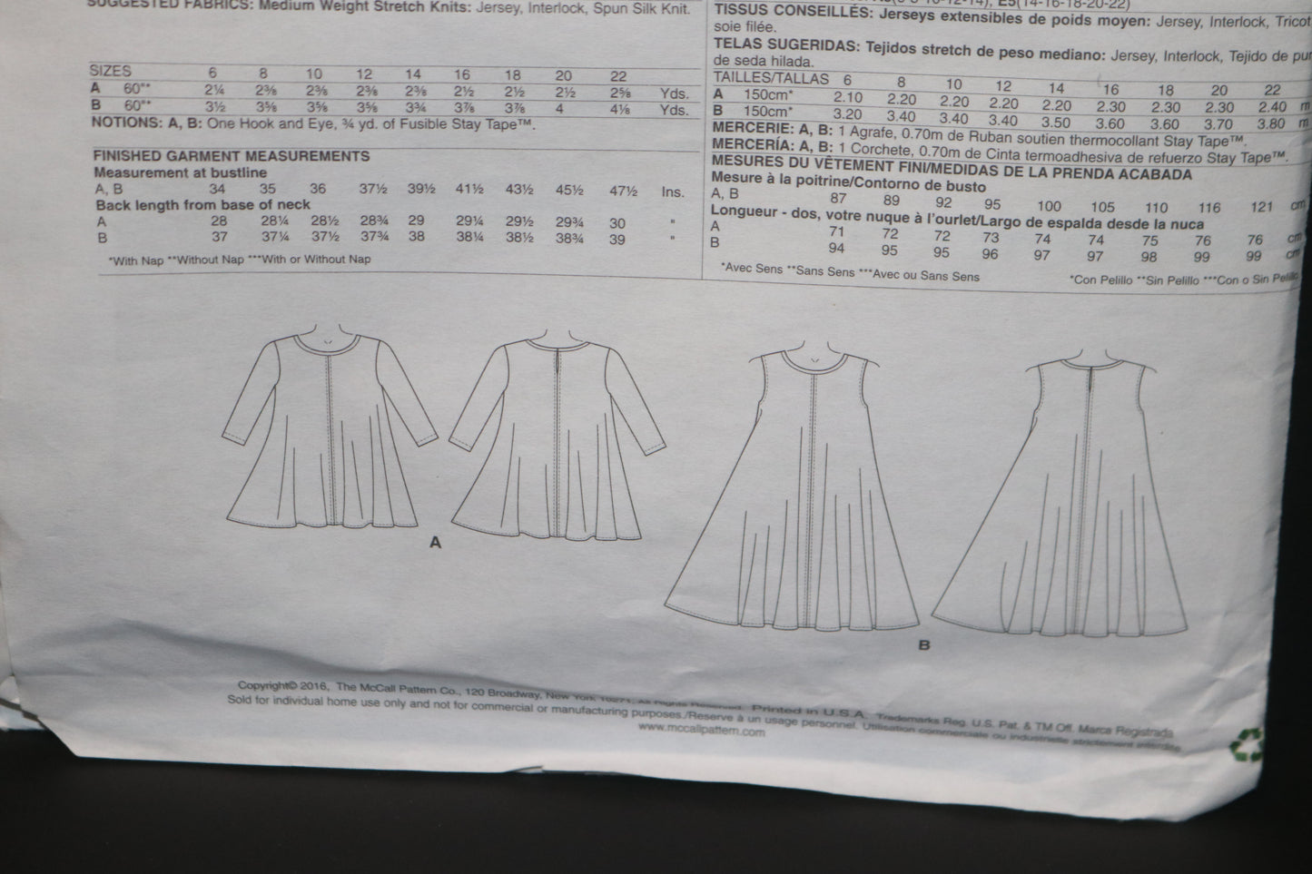 McCalls 7407 Palmer Pletsch Misses Top and Pants Sewing Pattern UNCUT - Size 6 8 10 12 14