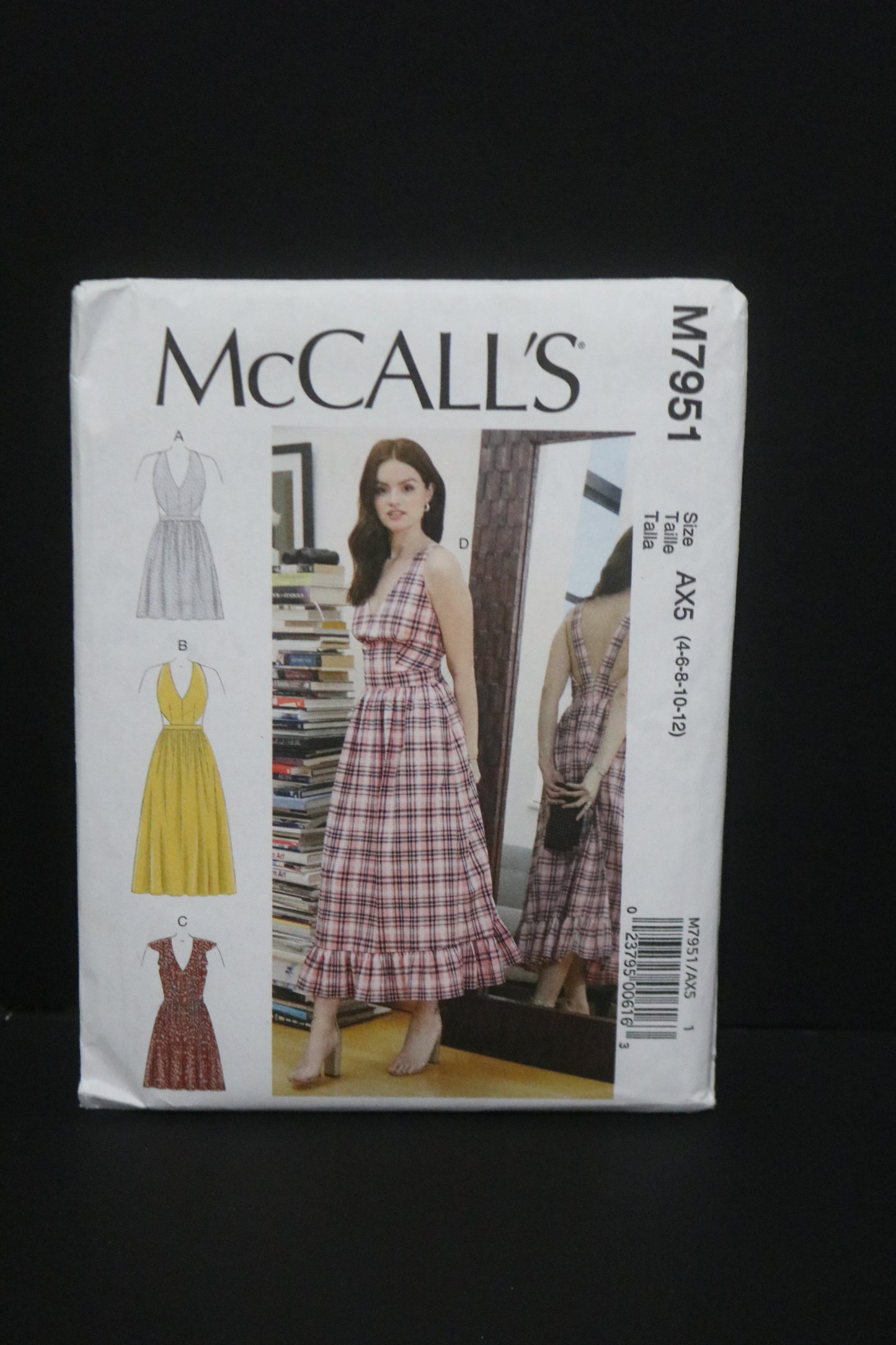 McCalls 7951 Misses Dresses Sewing Pattern - UNCUT - Size 4 6 8 10 12