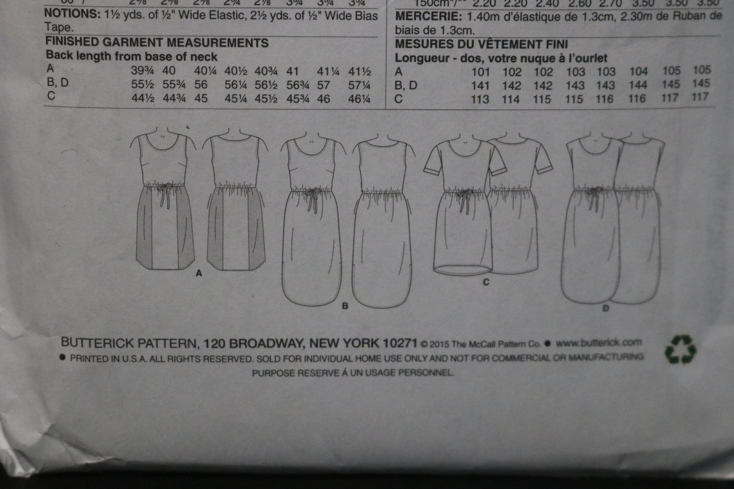 Butterick 6210 Womens / Womens Petite Dress Sewing Pattern UNCUT Size 26W 28W 30W 32W