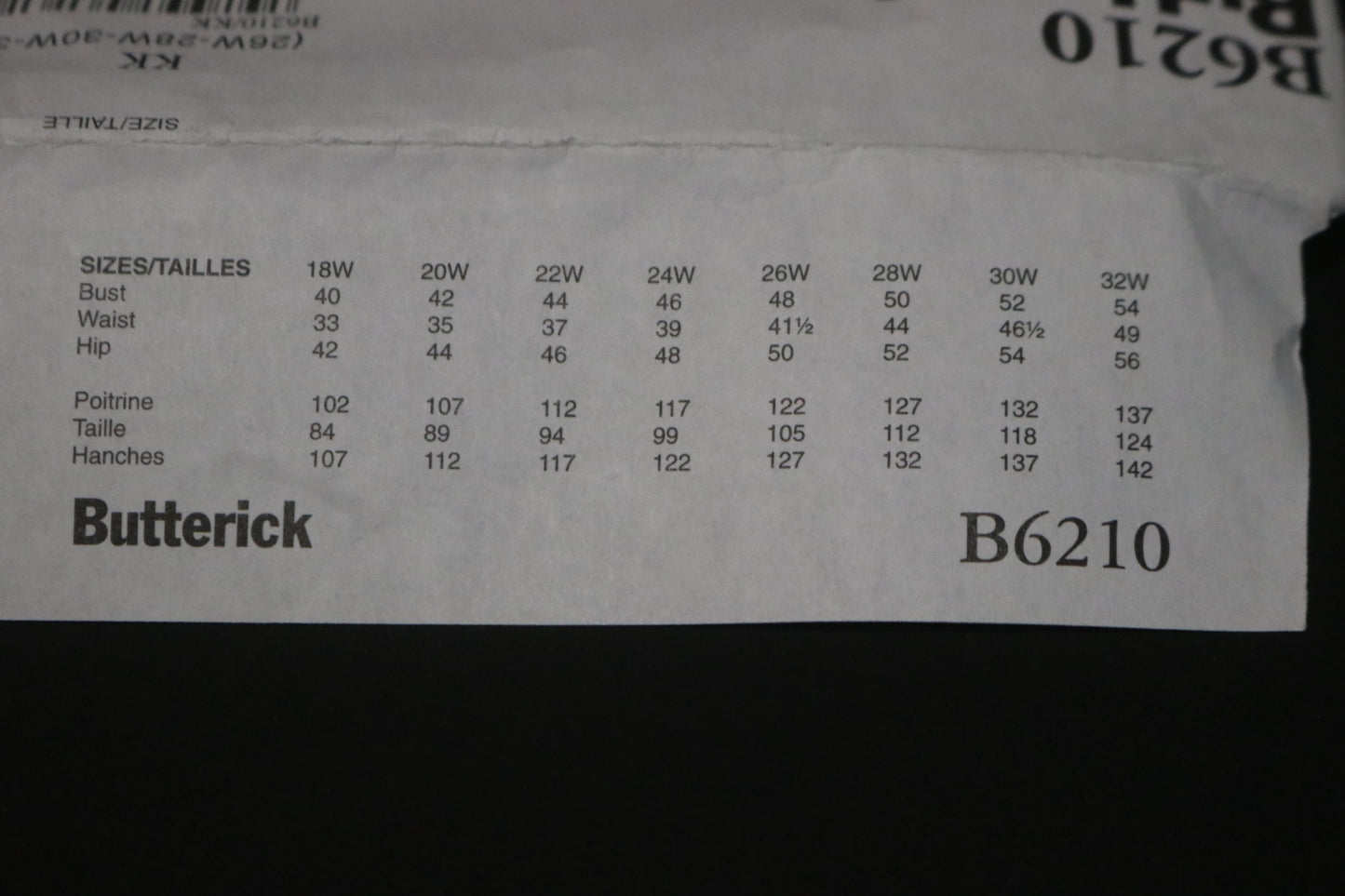 Butterick 6210 Womens / Womens Petite Dress Sewing Pattern UNCUT Size 26W 28W 30W 32W