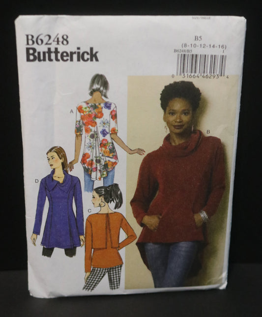 Butterick 6248 Misses Tunic Sewing Pattern UNCUT  Size 8 10 12 14 16