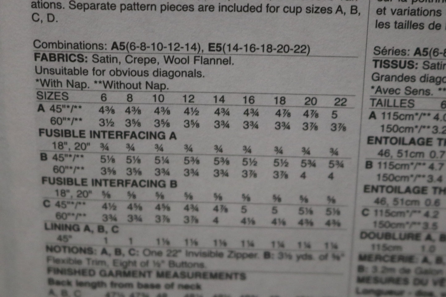 Vogue 9327 Misses Dress Sewing Pattern - UNCUT - Size 6 8 10 12 14