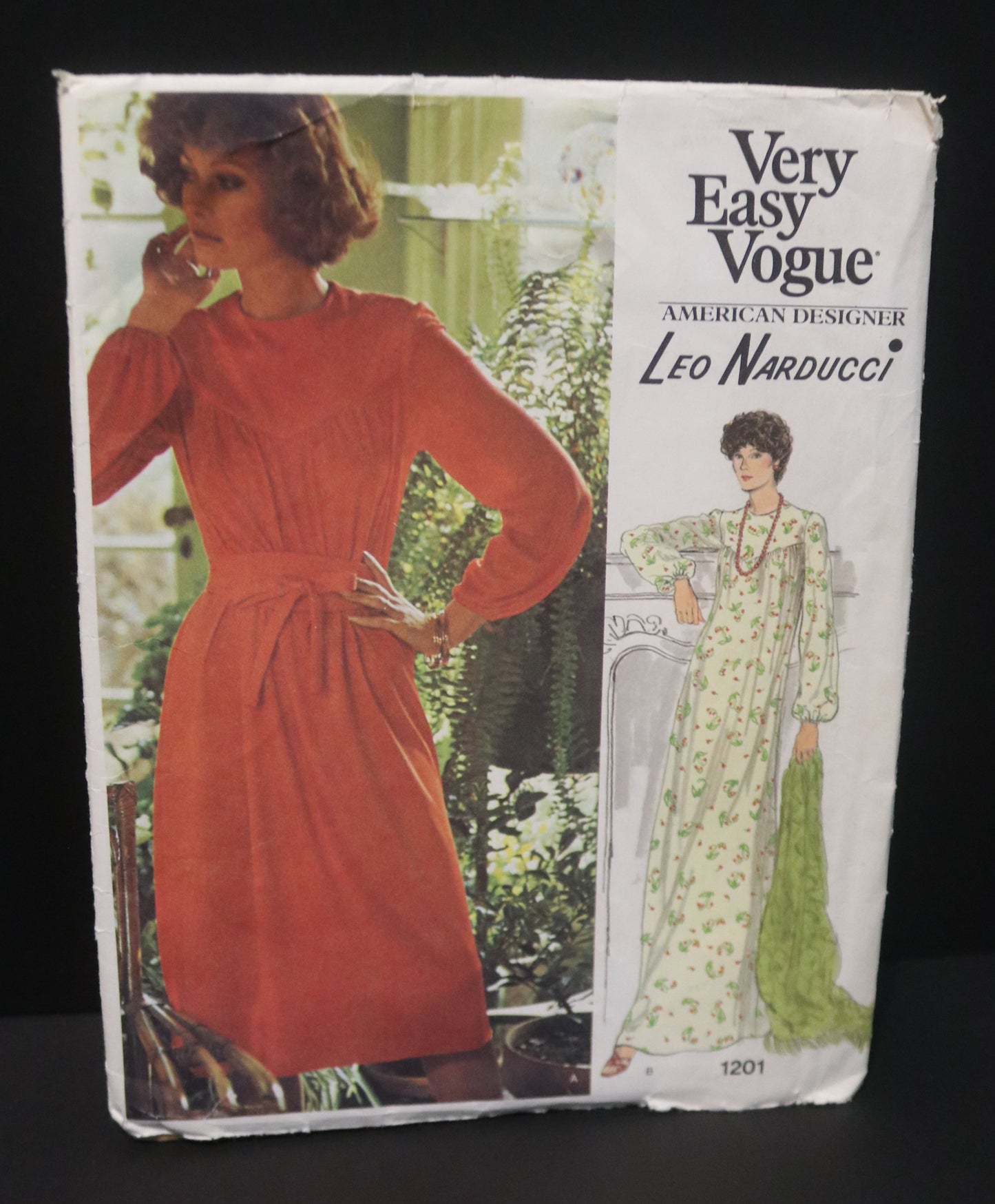 Vogue 1201 Leo Narducci Misses Dress Sewing Pattern - UNCUT - Size 6