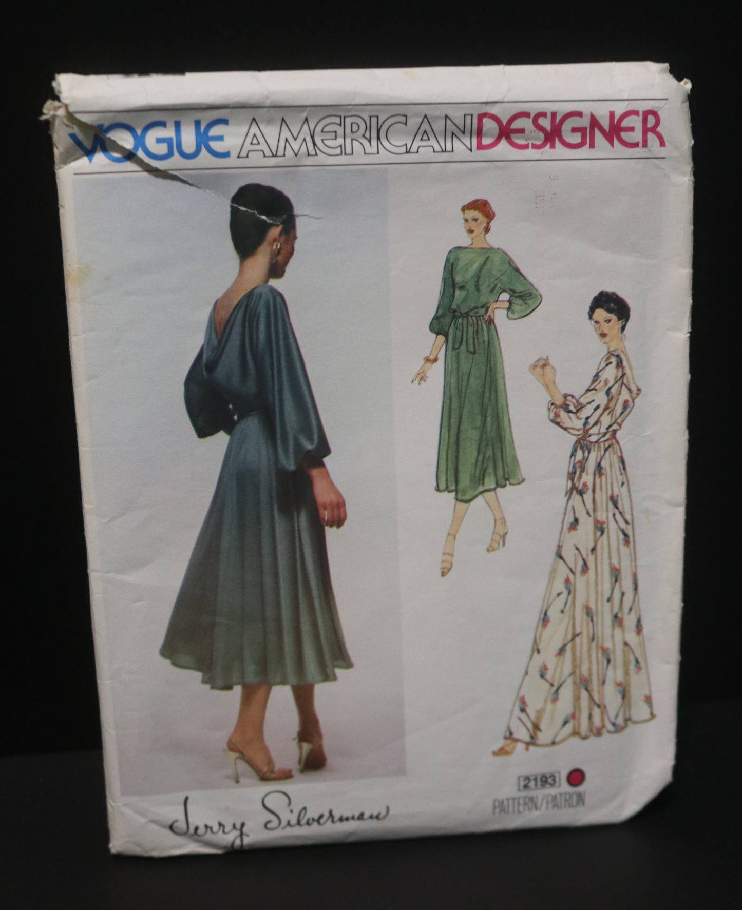 Vogue 2193 Jerry Silverman Misses Dress Sewing Pattern - UNCUT - Size 12