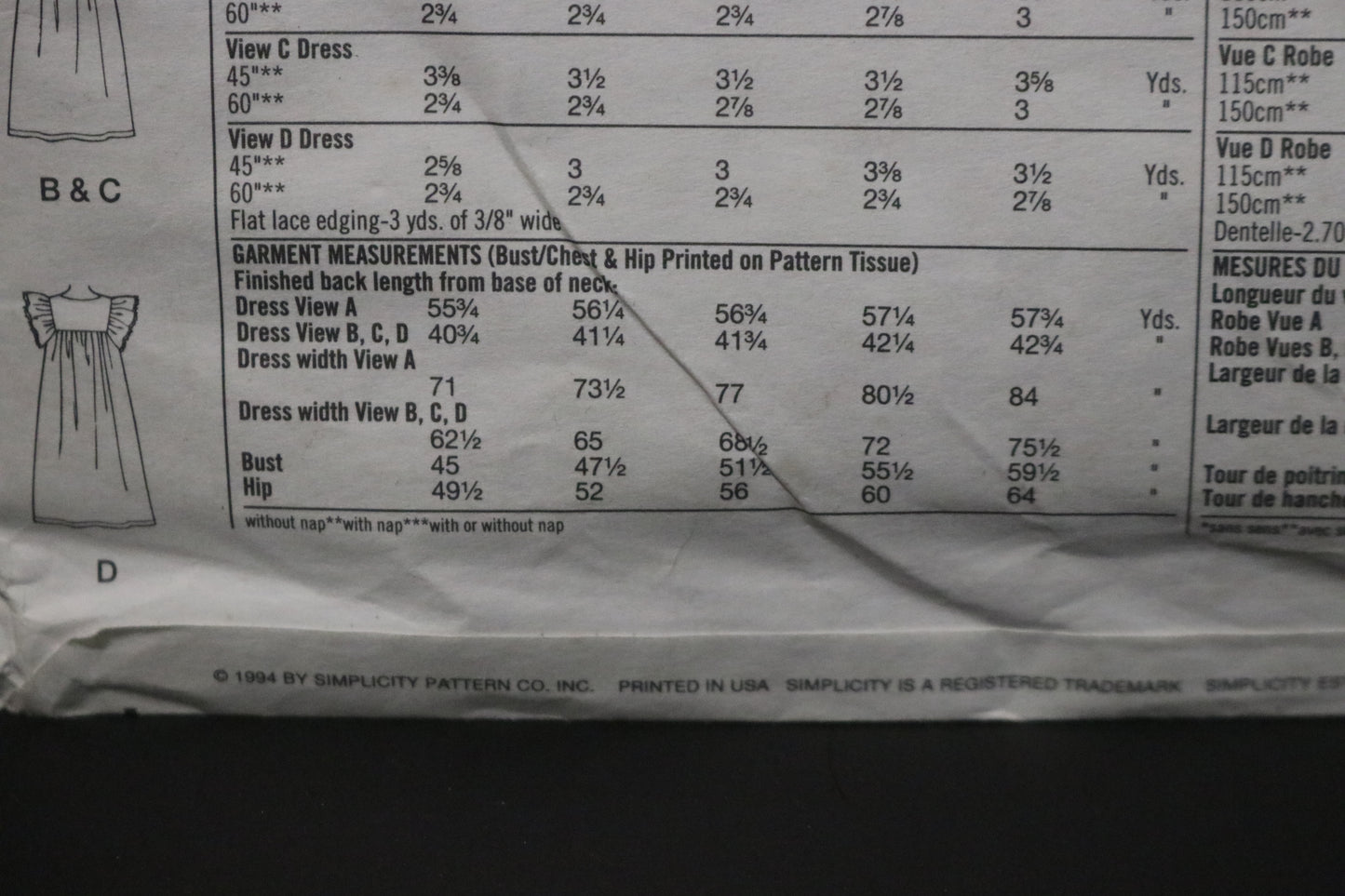 Simplicity 8959 Misses Pullover Dress in Two Lengths Sewing Pattern UNCUT Size L - XL