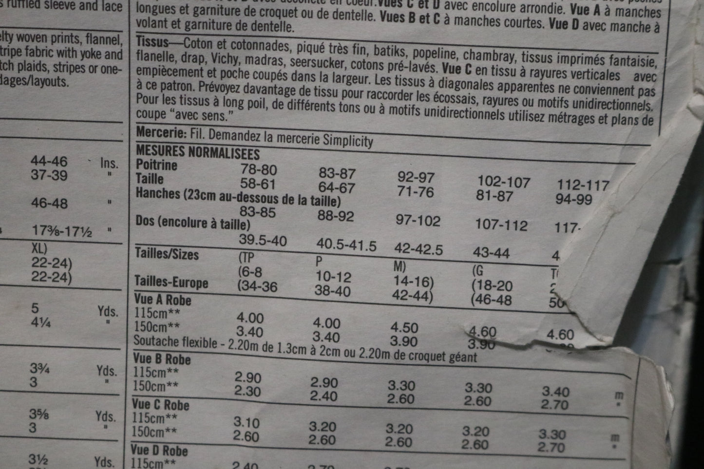 Simplicity 8959 Misses Pullover Dress in Two Lengths Sewing Pattern UNCUT Size L - XL