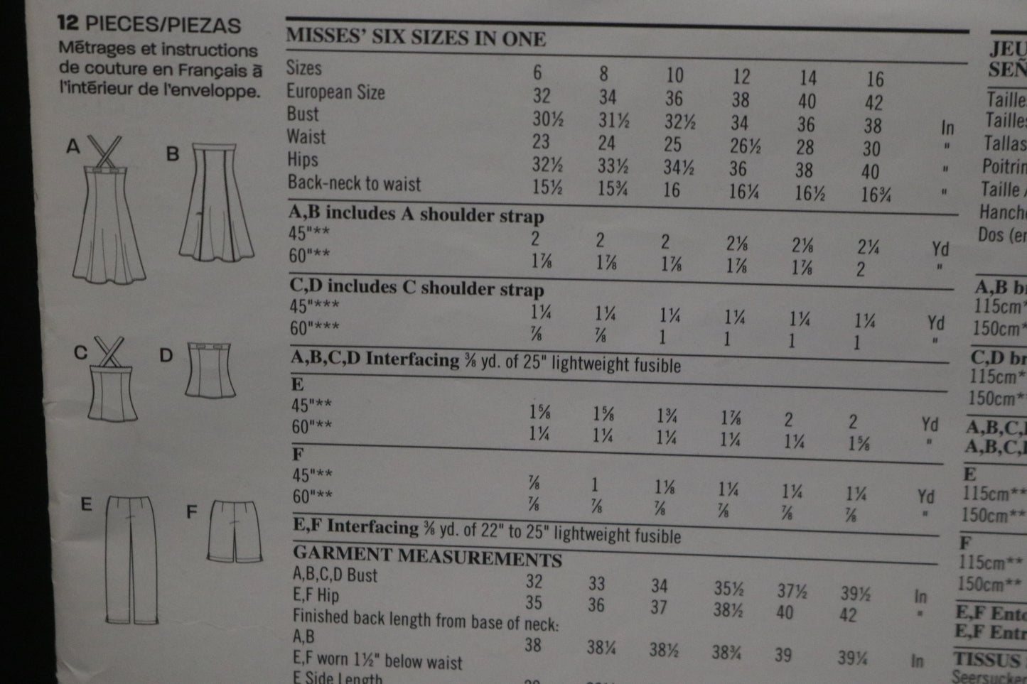 New Look 6468 Misses Dress Top and Pants Sewing Pattern - UNCUT - Size 6 - 16