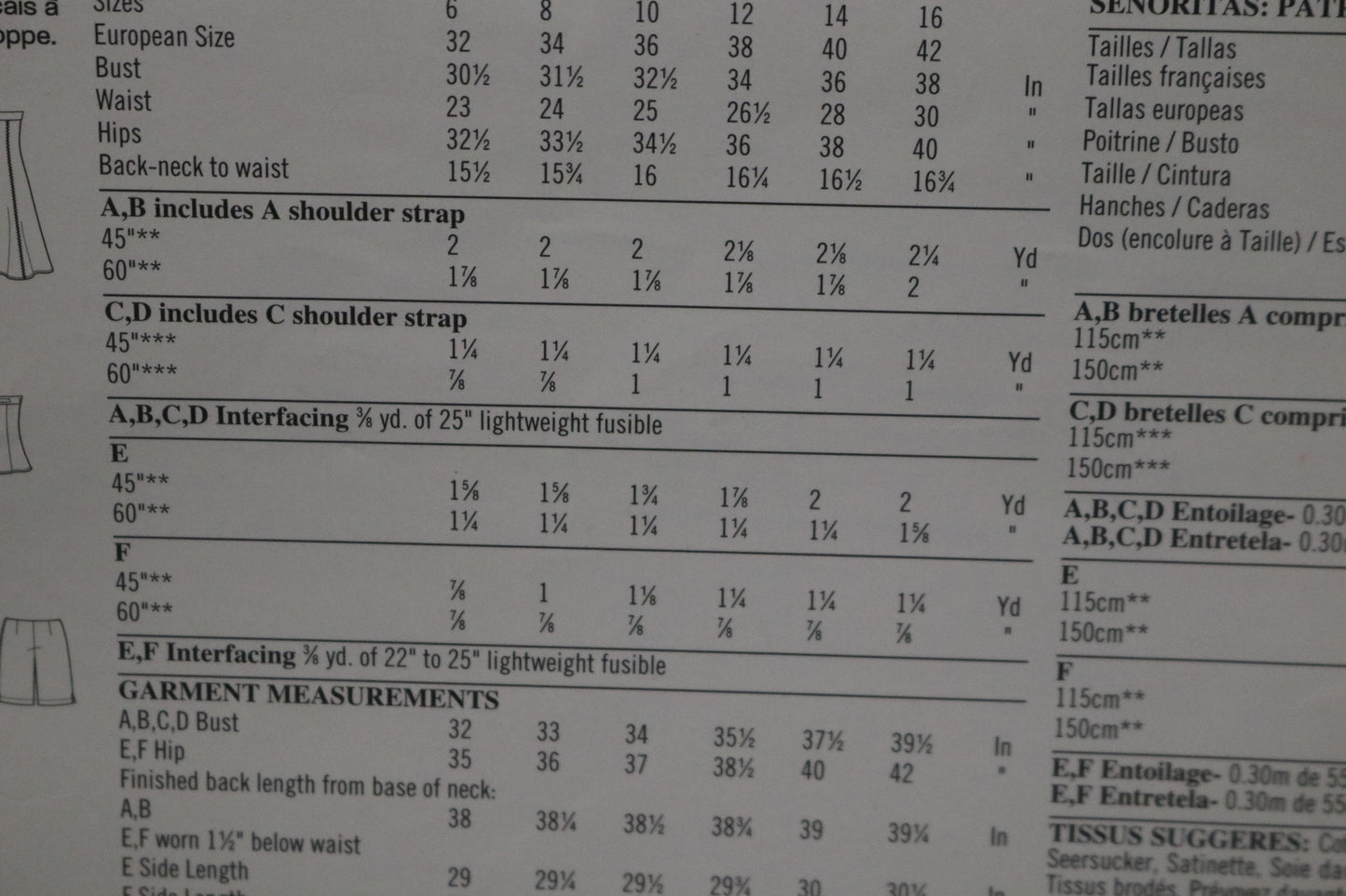 New Look 6468 Misses Dress Top and Pants Sewing Pattern - UNCUT - Size 6 - 16