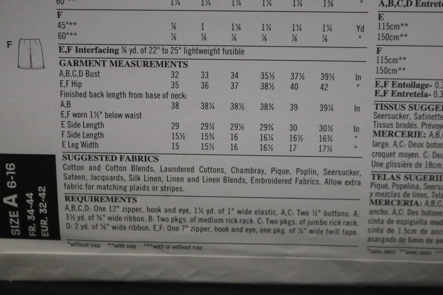 New Look 6468 Misses Dress Top and Pants Sewing Pattern - UNCUT - Size 6 - 16