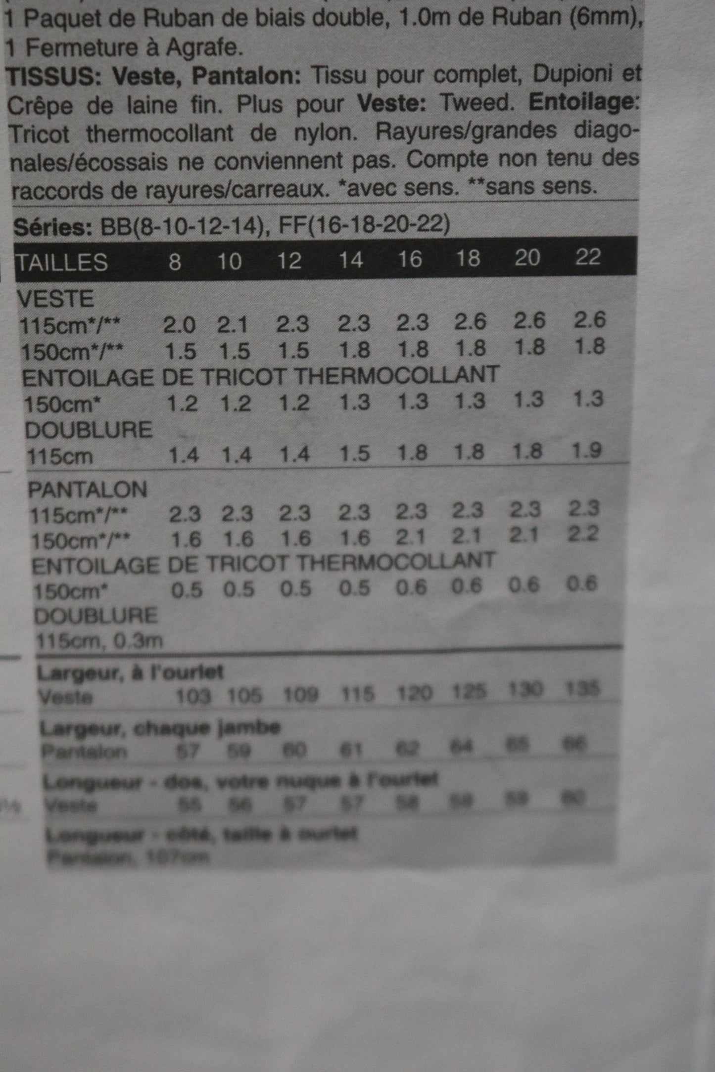 Vogue 1064 Anne Klein Misses Jacket and Pants Sewing Pattern - UNCUT - Size 8 10 12 14