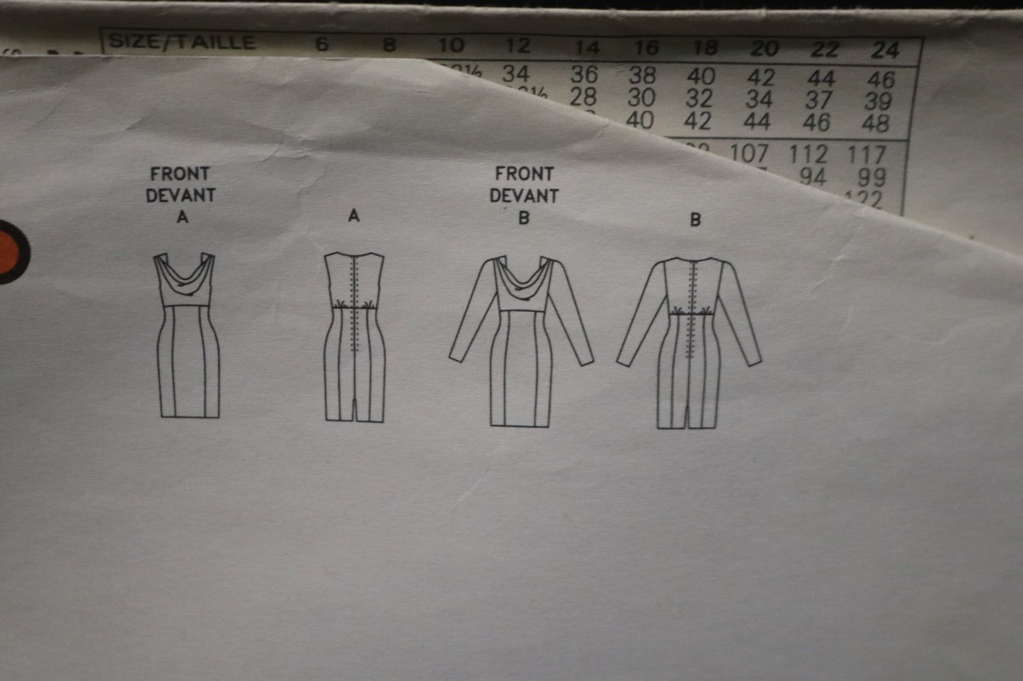 Vogue 2795 Nipon Boutique Misses Dress Sewing Pattern - UNCUT - 8 10 12