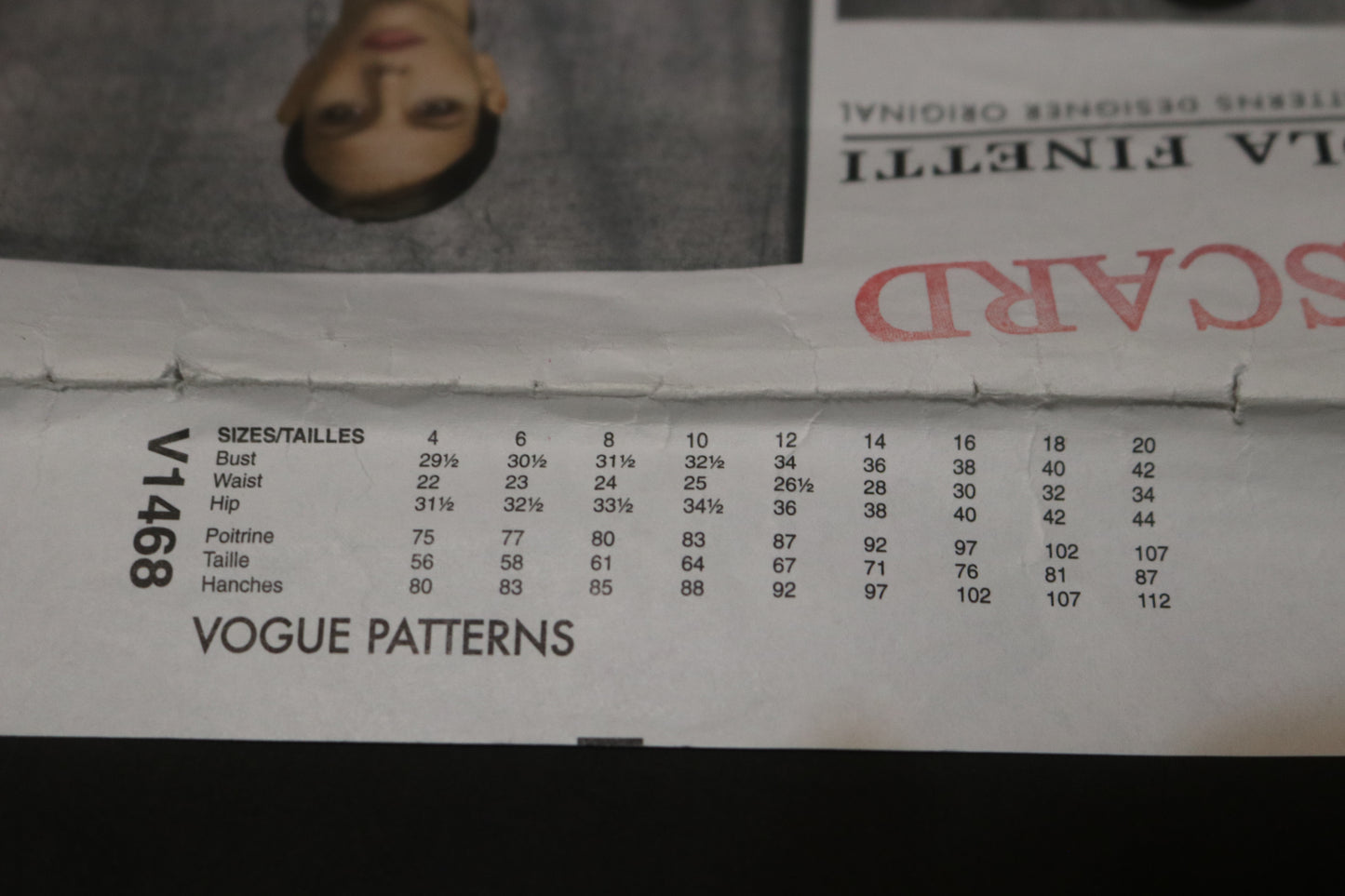Vogue 1468 Nicola Finetti Misses Dress Sewing Pattern - UNCUT - Size 4 6 8 10 12 or Size 12 14 16 18 20