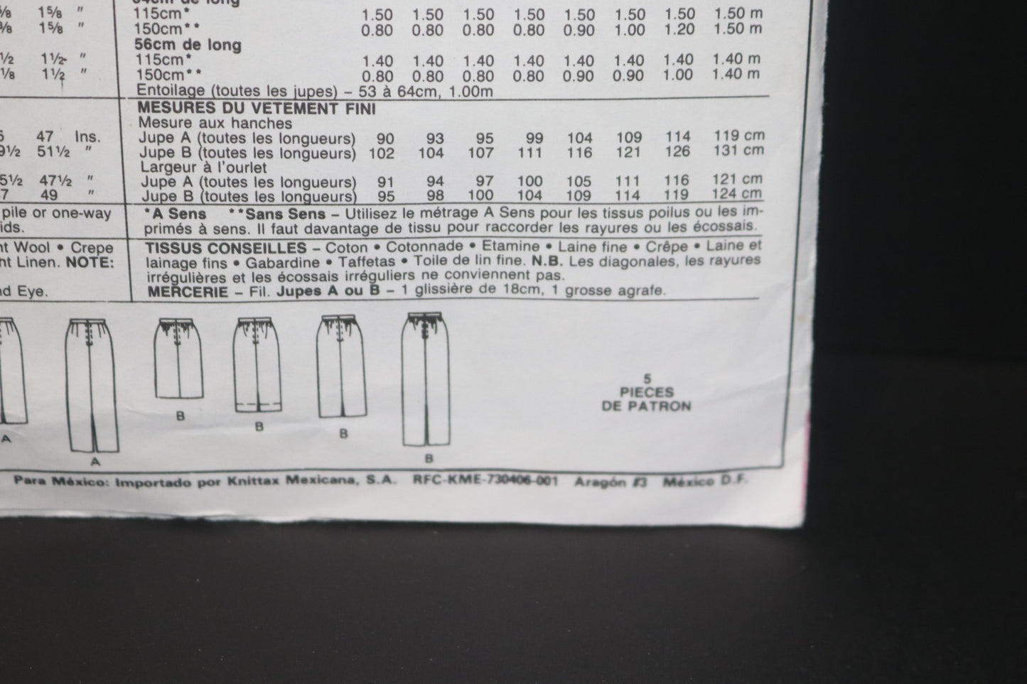 McCalls 4521 Misses Skirts Sewing Pattern UNCUT Size 12 14 16