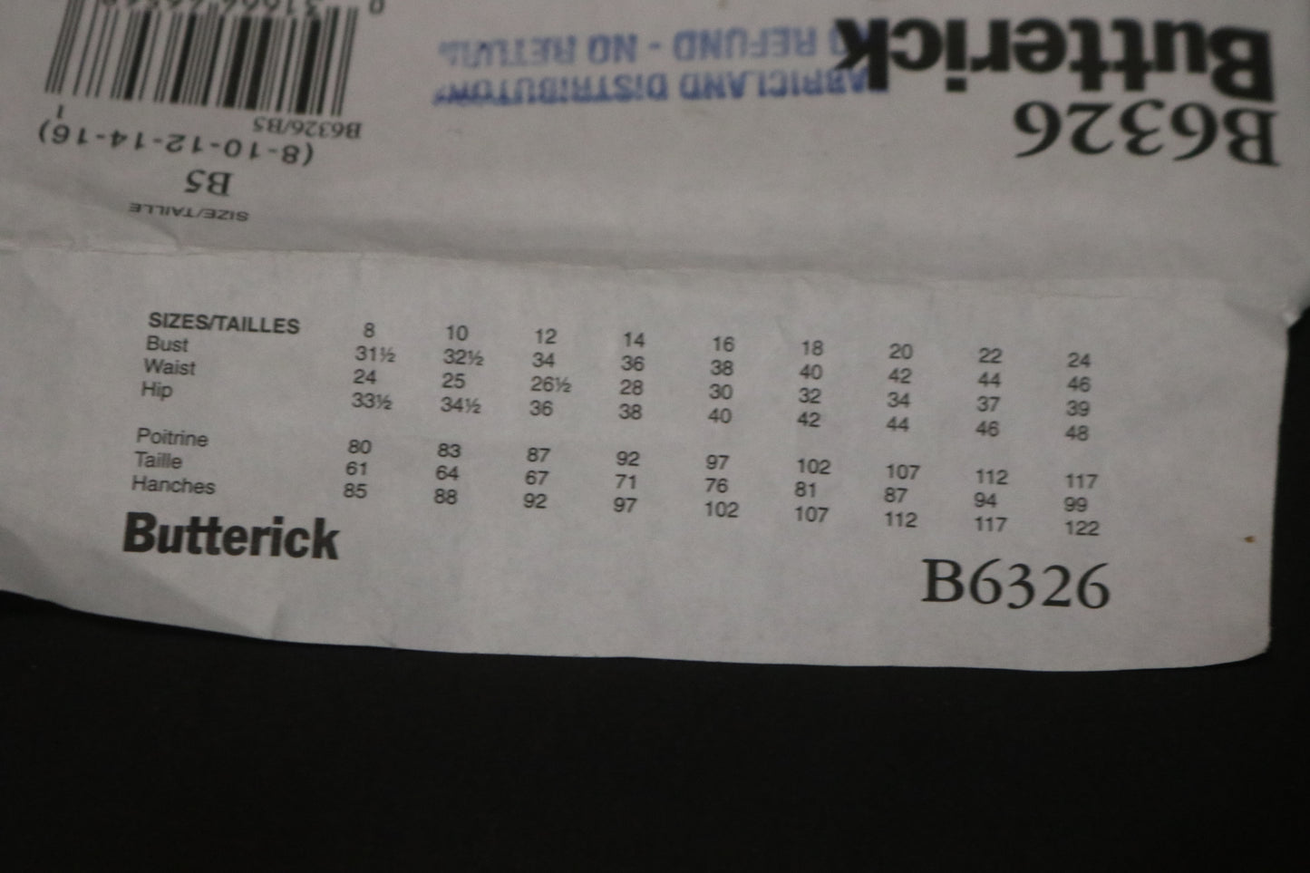 Butterick 6326 Misses Skirt Sewing Pattern - UNCUT - Size 8 10 12 14 16