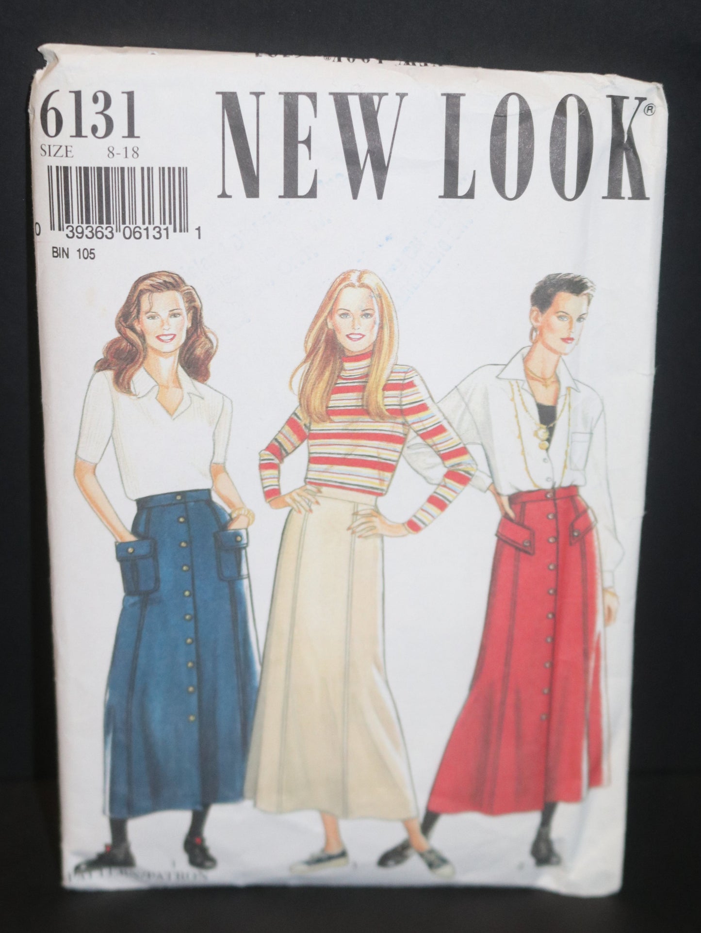 New Look 6131 Misses Skirt Sewing Pattern - UNCUT - Size 8 - 18