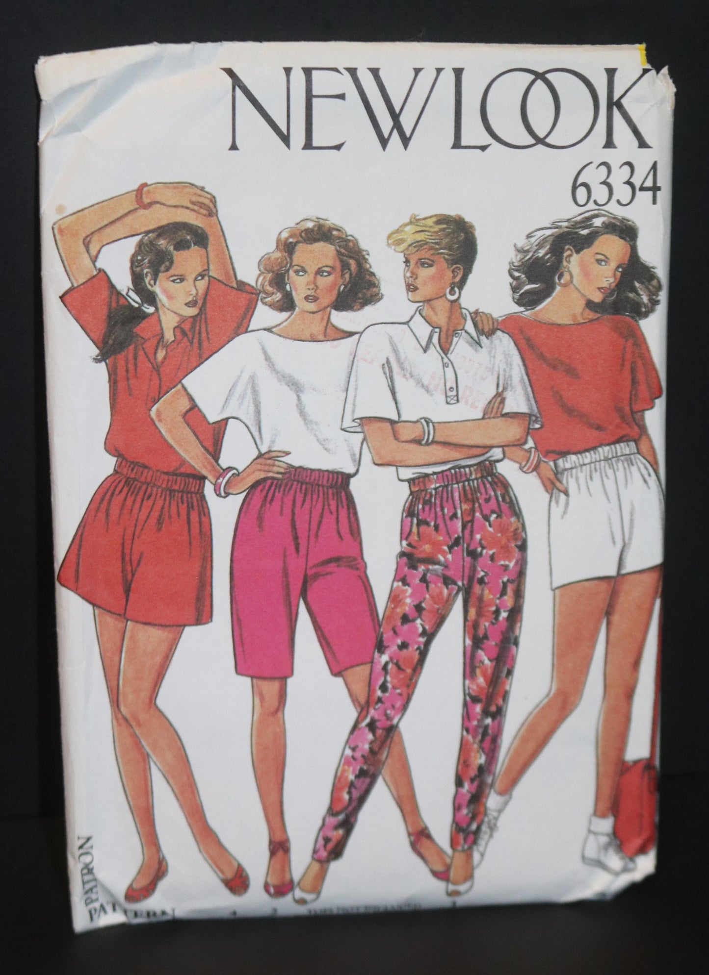 New Look 6334 Misses Pants and Shorts Sewing Pattern - UNCUT - Size 8 - 18