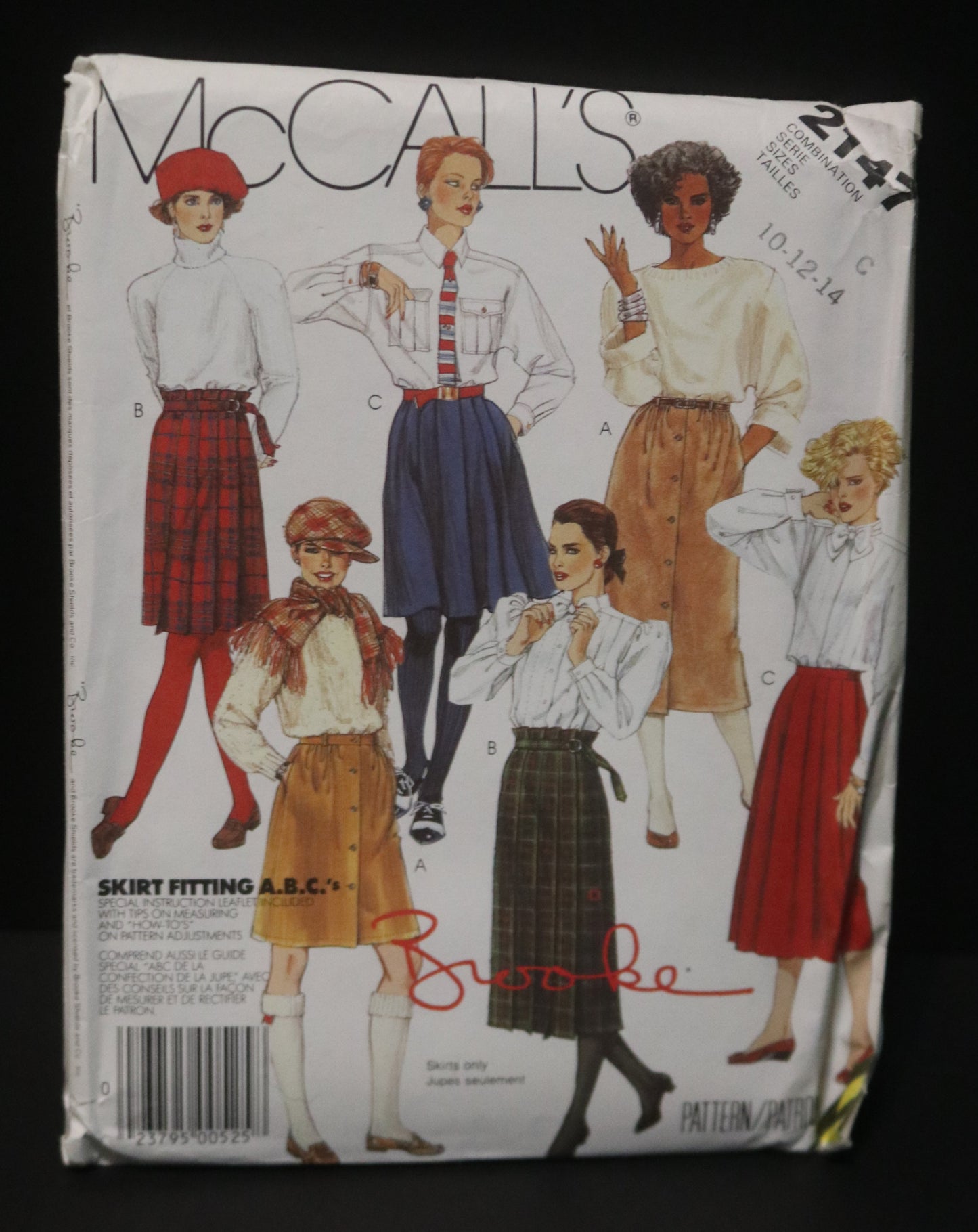 McCalls 2147 Misses Skirts Sewing Pattern UNCUT Size 10 12 14