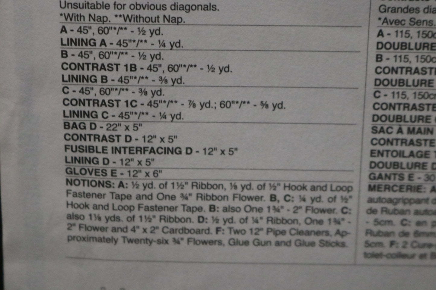 Butterick 6431 18" Doll Dresses Bag Gloves and Headpiece Sewing Pattern - UNCUT