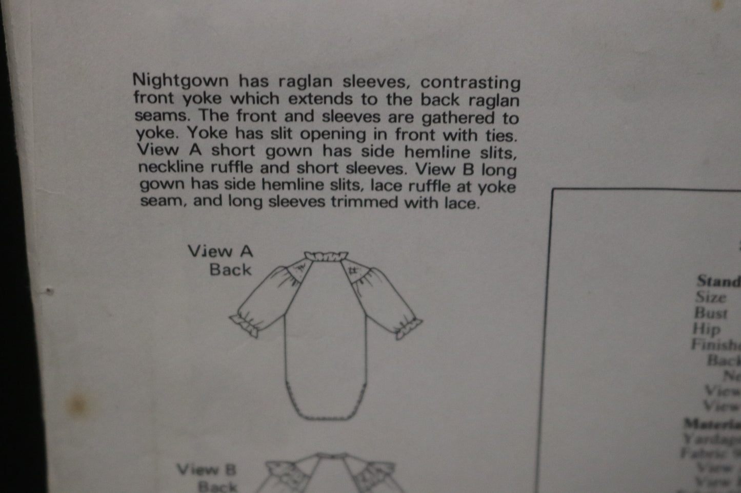 Kwik Sew 1203 Misses Nightgowns Sewing Pattern UNCUT Size XS S M L