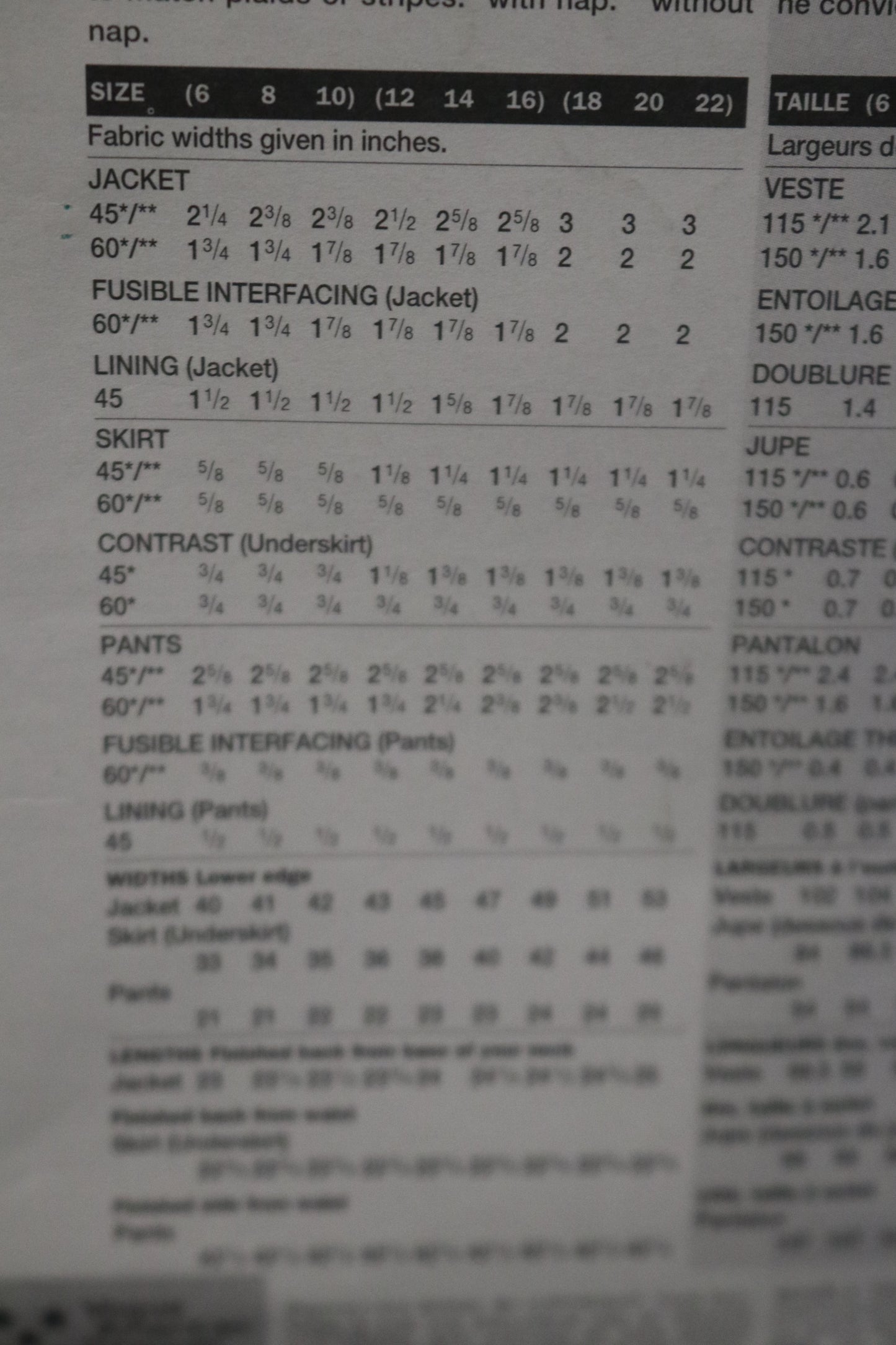 Vogue 2390 Anne Klein Misses / Misses Petite Jacket Skirt and Pants Sewing Pattern - UNCUT - Size 12 14 16