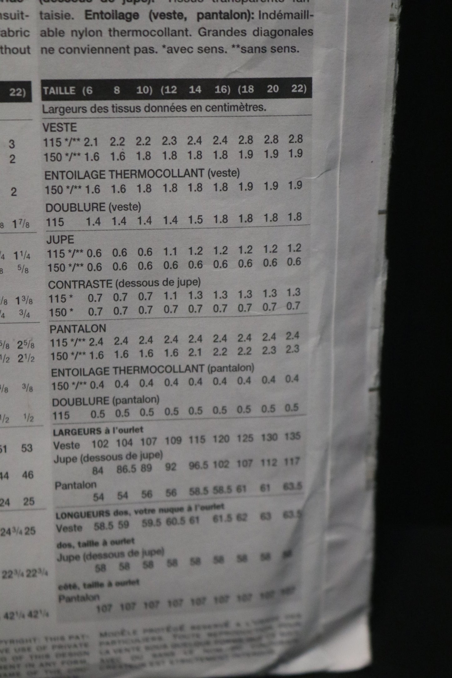 Vogue 2390 Anne Klein Misses / Misses Petite Jacket Skirt and Pants Sewing Pattern - UNCUT - Size 12 14 16