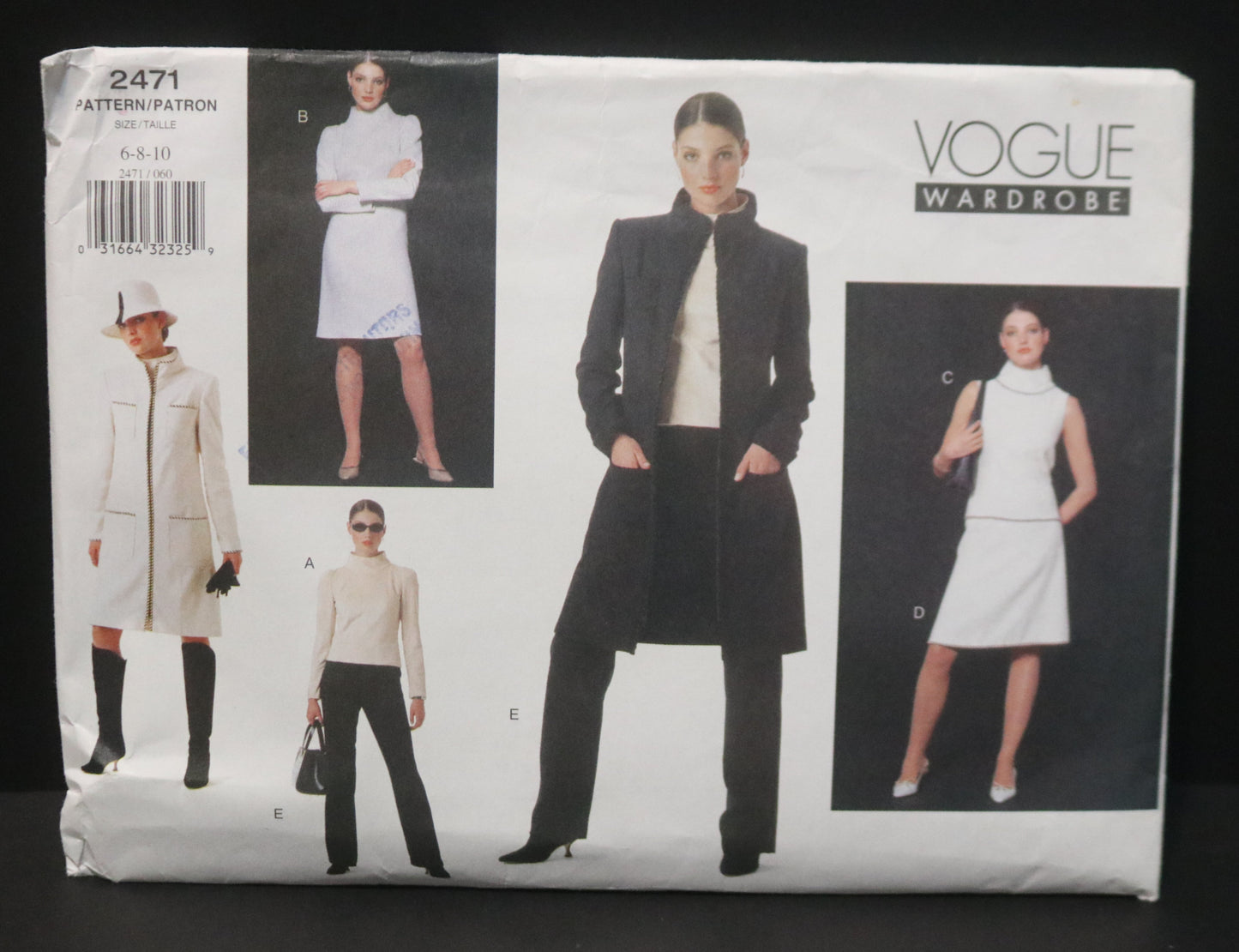 Vogue 2471 Misses / misses Petite jacket Dress Top Skirt and Pants Sewing Pattern - UNCUT - Size 6 8 10