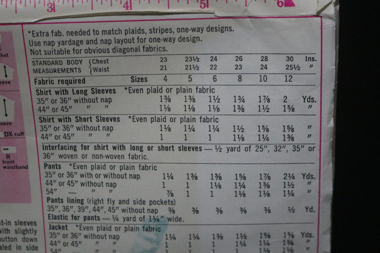 Simplicity 7840 Boys jacket Shirt and Pants Sewing Pattern UNCUT Size  8 Chest 26