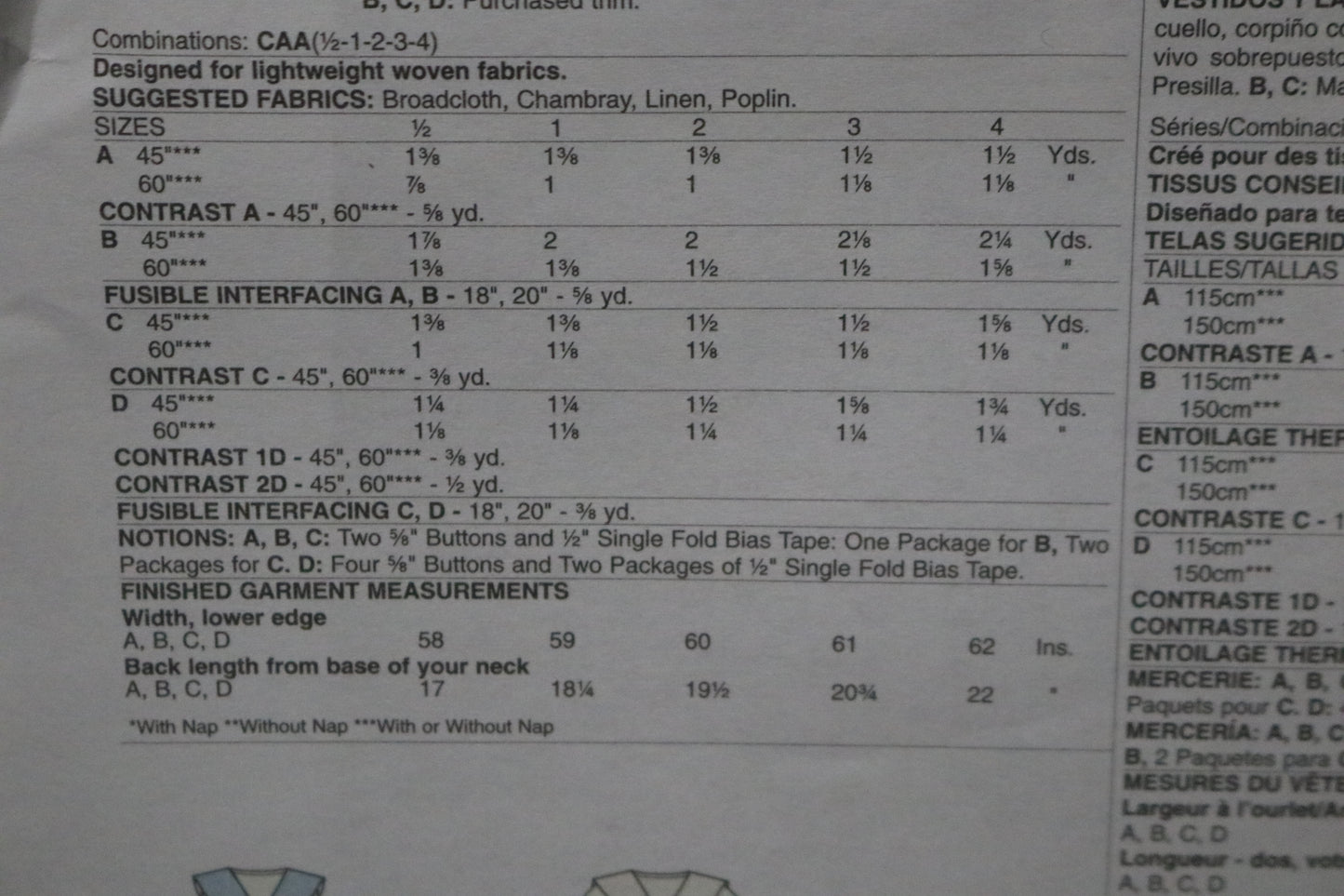 McCalls 6913 Toddlers Girls Dresses and Tie Ends Sewing Pattern - Size 1/2  1  2  3 4