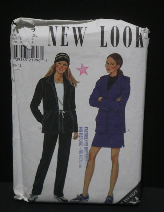 New Look 6786 Jacket Skirt and Pants Sewing Pattern - UNCUT - Size S - XXL