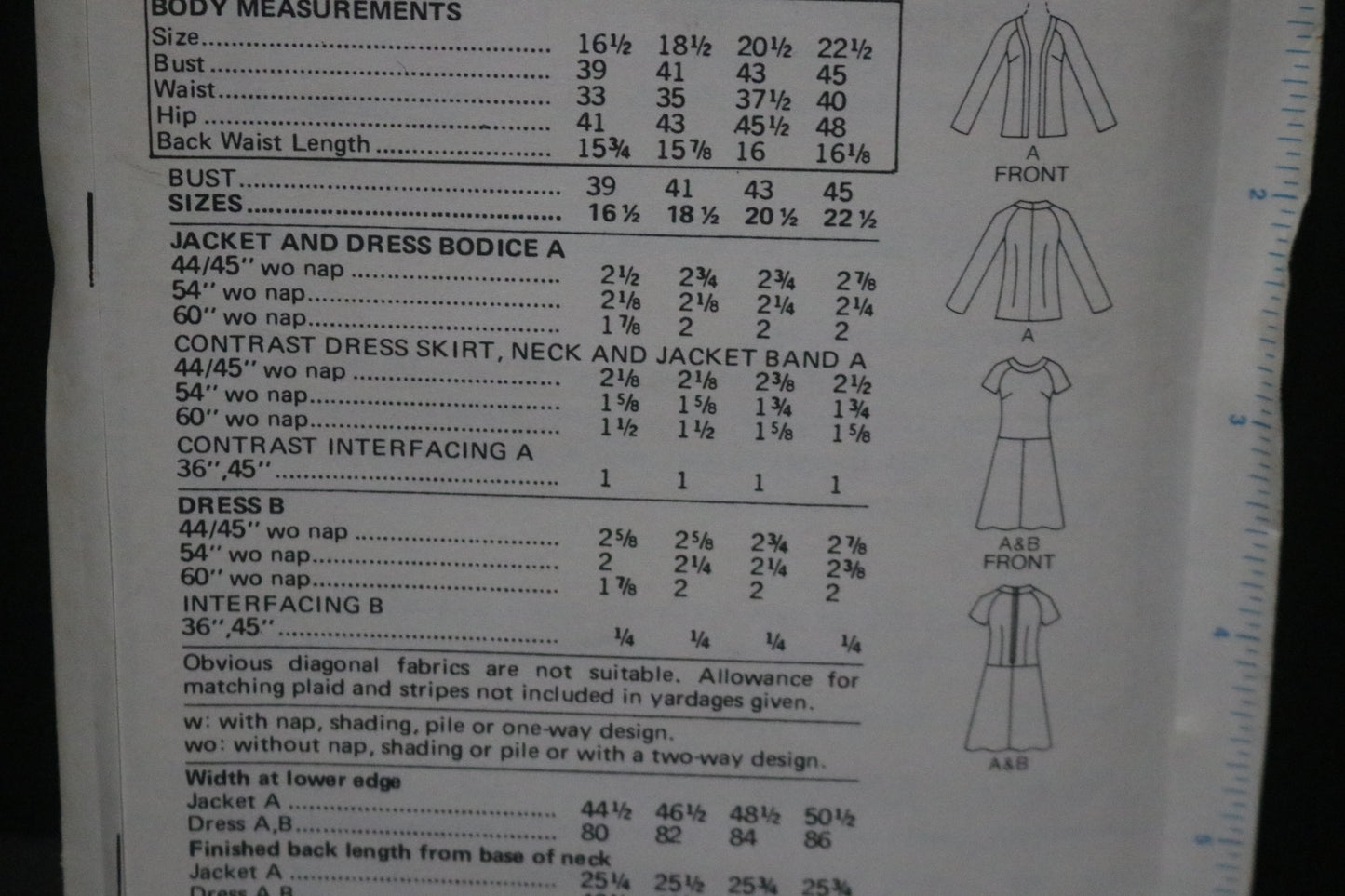 70s Butterick 4108 Misses Half Size Jacket and Dress Sewing Pattern UNCUT  Multiple Size Available