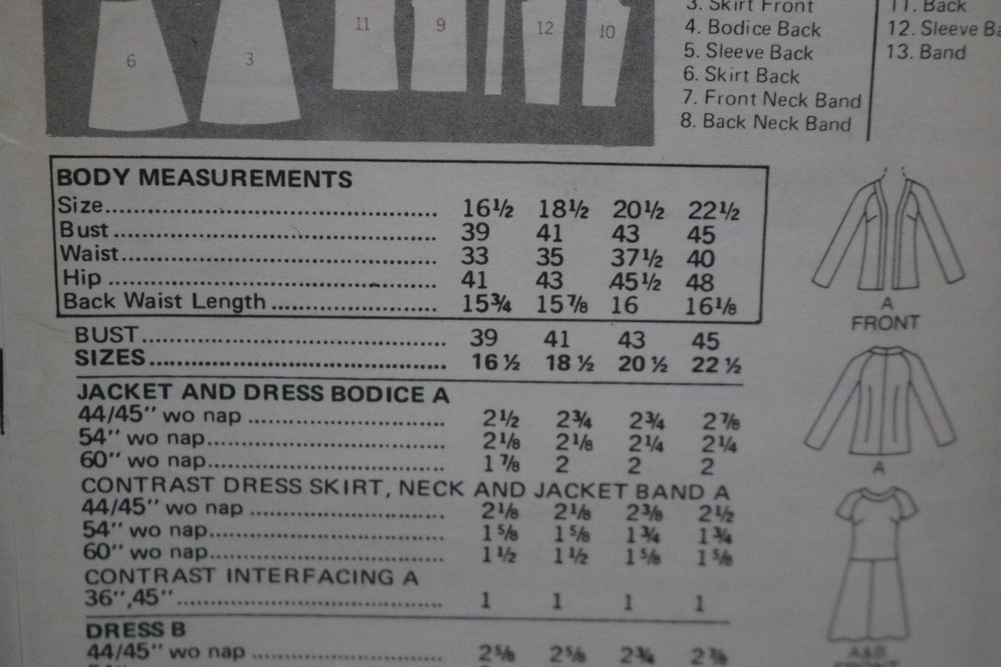 70s Butterick 4108 Misses Half Size Jacket and Dress Sewing Pattern UNCUT  Multiple Size Available